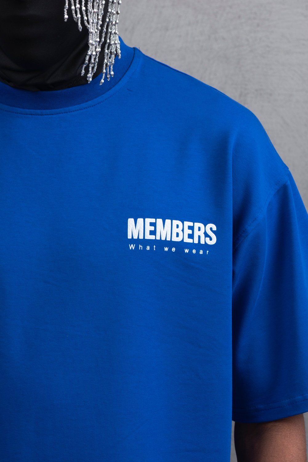 Maksim Baskılı Slogan Oversize Tişört – What We Wear MEMBERS Tasarımı | 10099