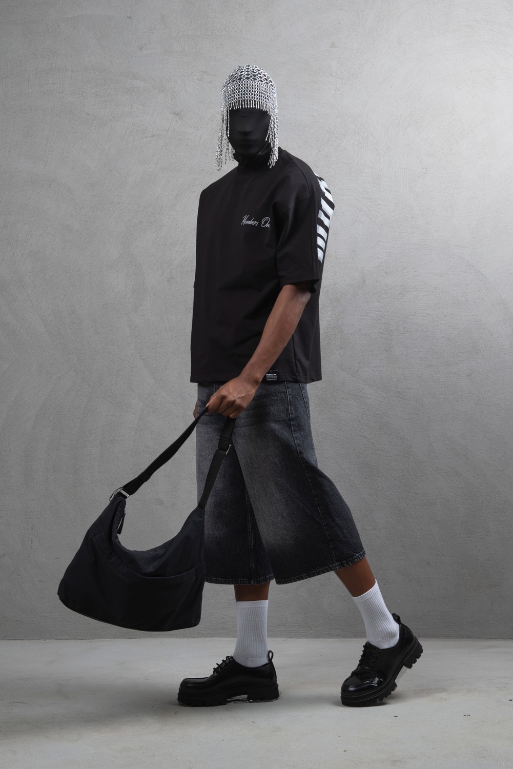 Maksim Oversize Baskılı Tişört – Members Only | 10097