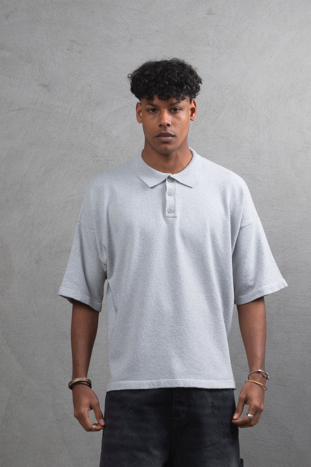 Maksim Triko Polo Yaka – Basic Form | 11000 - Grey