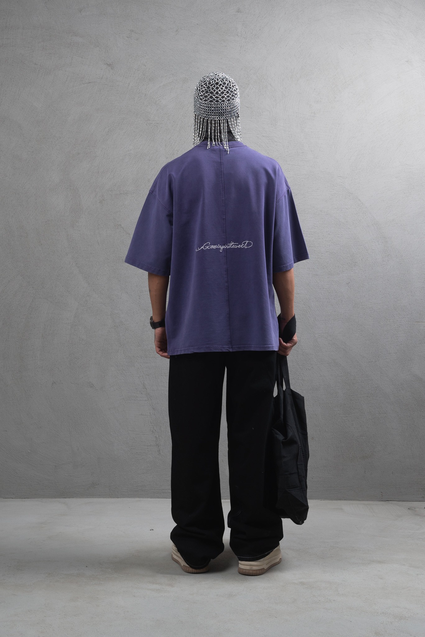 Maksim Oversize – Nakış Aplike Desenli Tişört | 10049