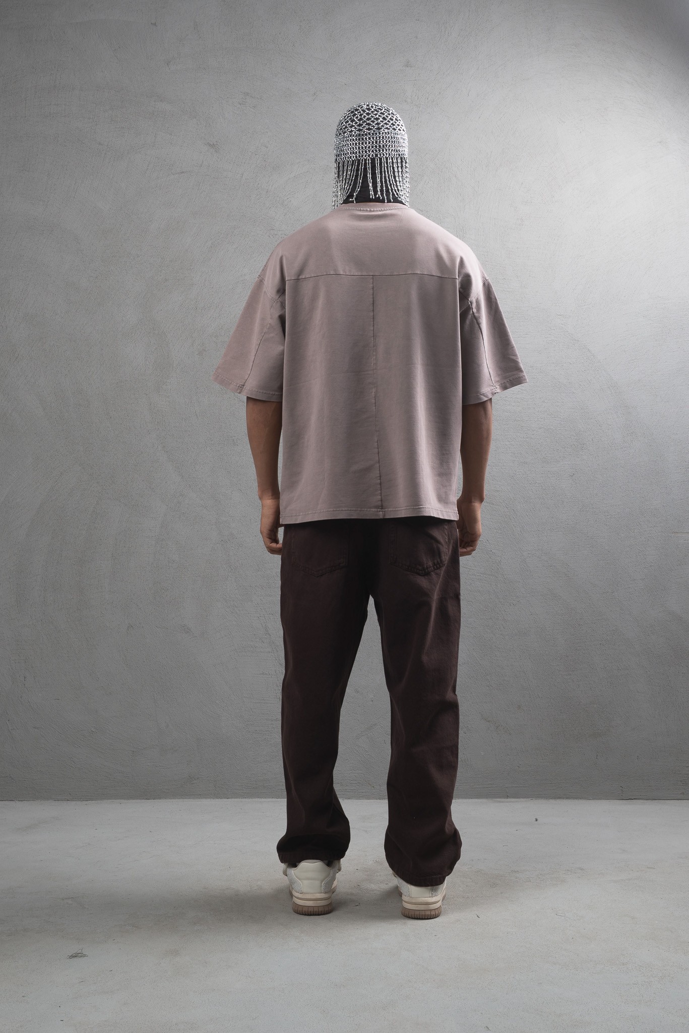 Maksim Yıkamalı Oversize Nakışlı Tişört – 10034 | Premium Detaylar