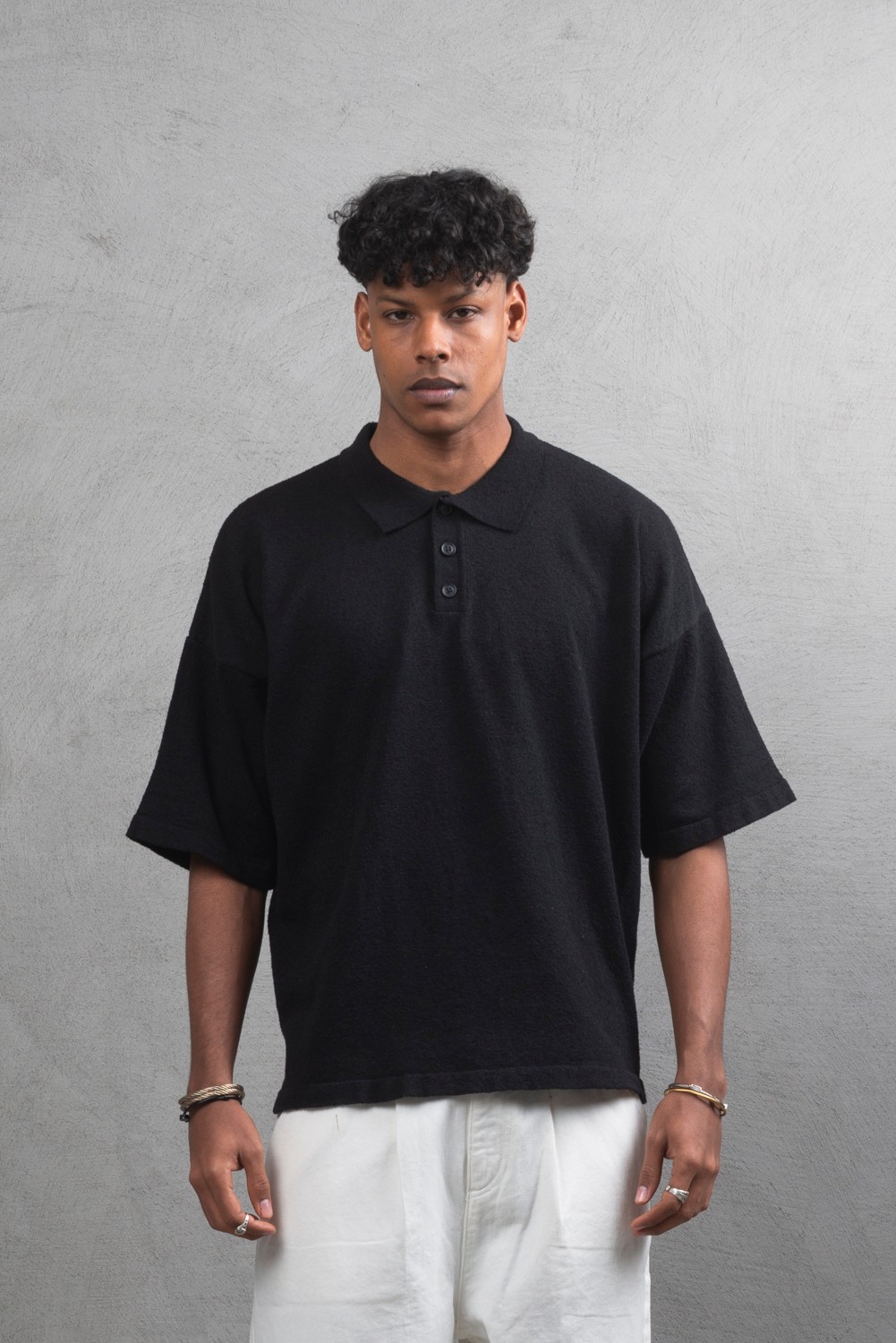 Maksim Triko Polo Yaka – Basic Form | 11000 - Black
