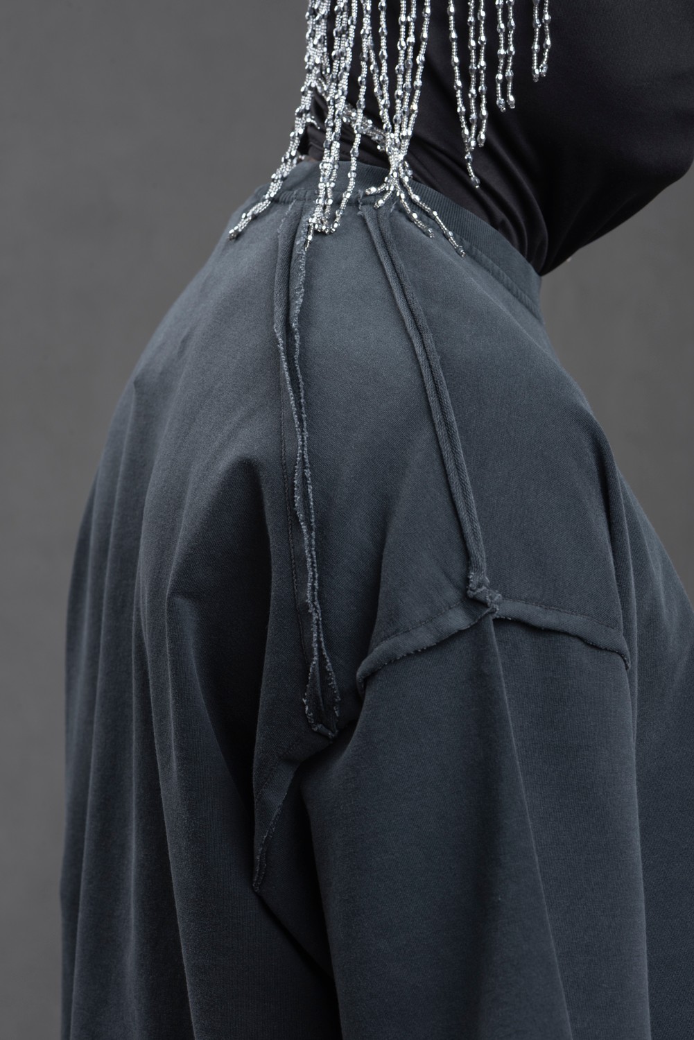 Maksim Oversize Özel Dikişli Basic Tişört | 10084