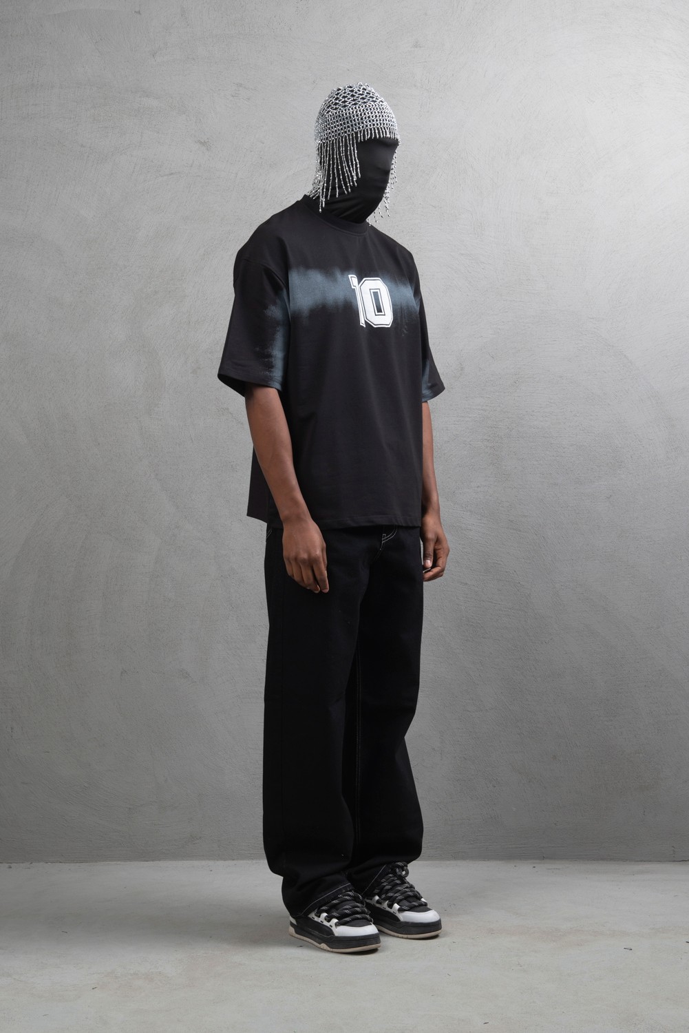 Maksim Oversize Baskılı Tişört – 10 Numara | 10109