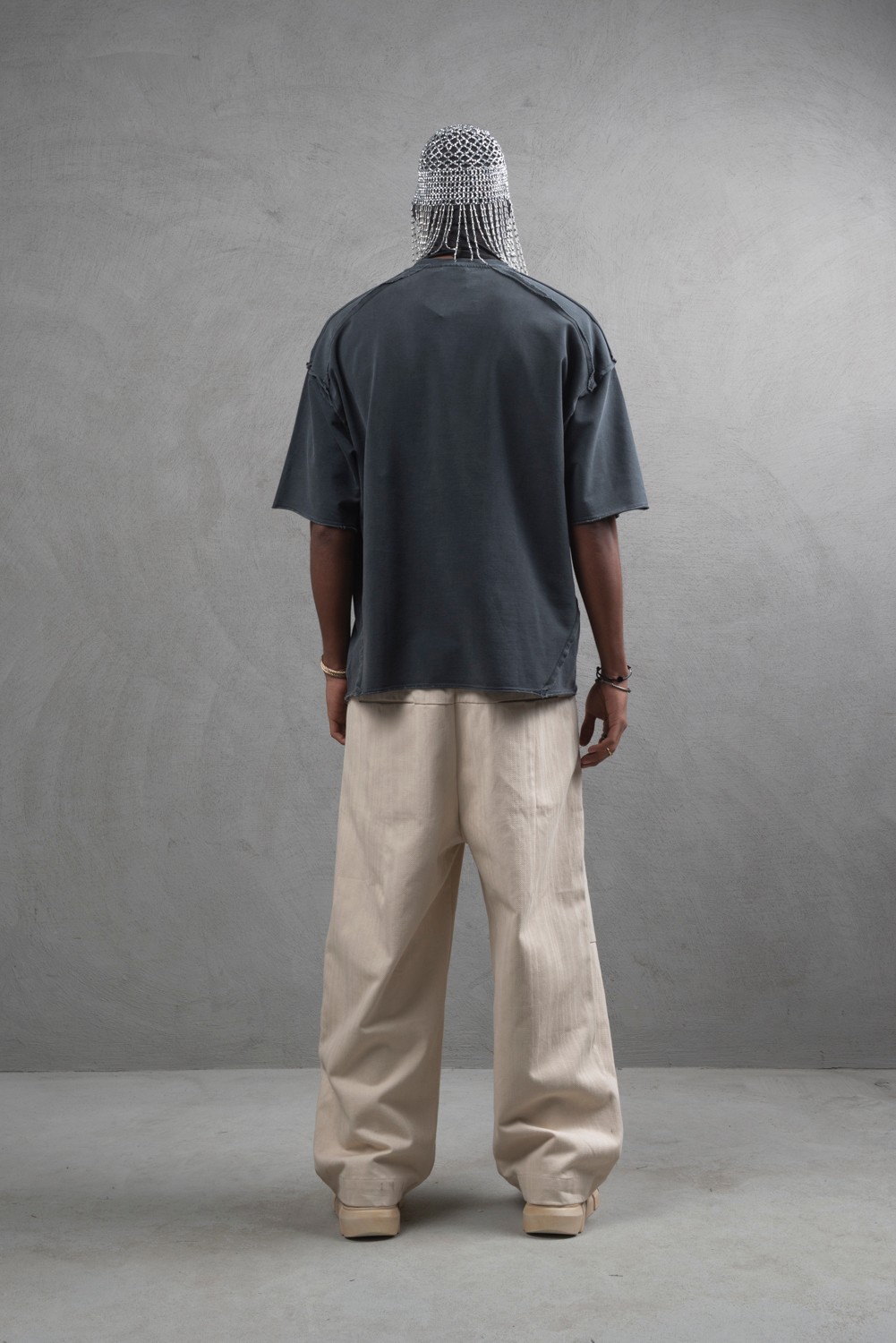 Maksim Oversize Özel Dikişli Basic Tişört | 10084