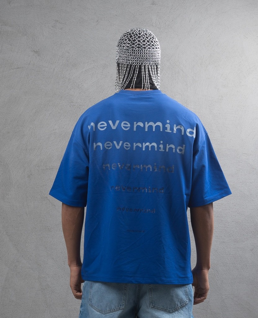 Maksim Pistole Yıkamalı – Nevermind Baskılı Tişört | 10063