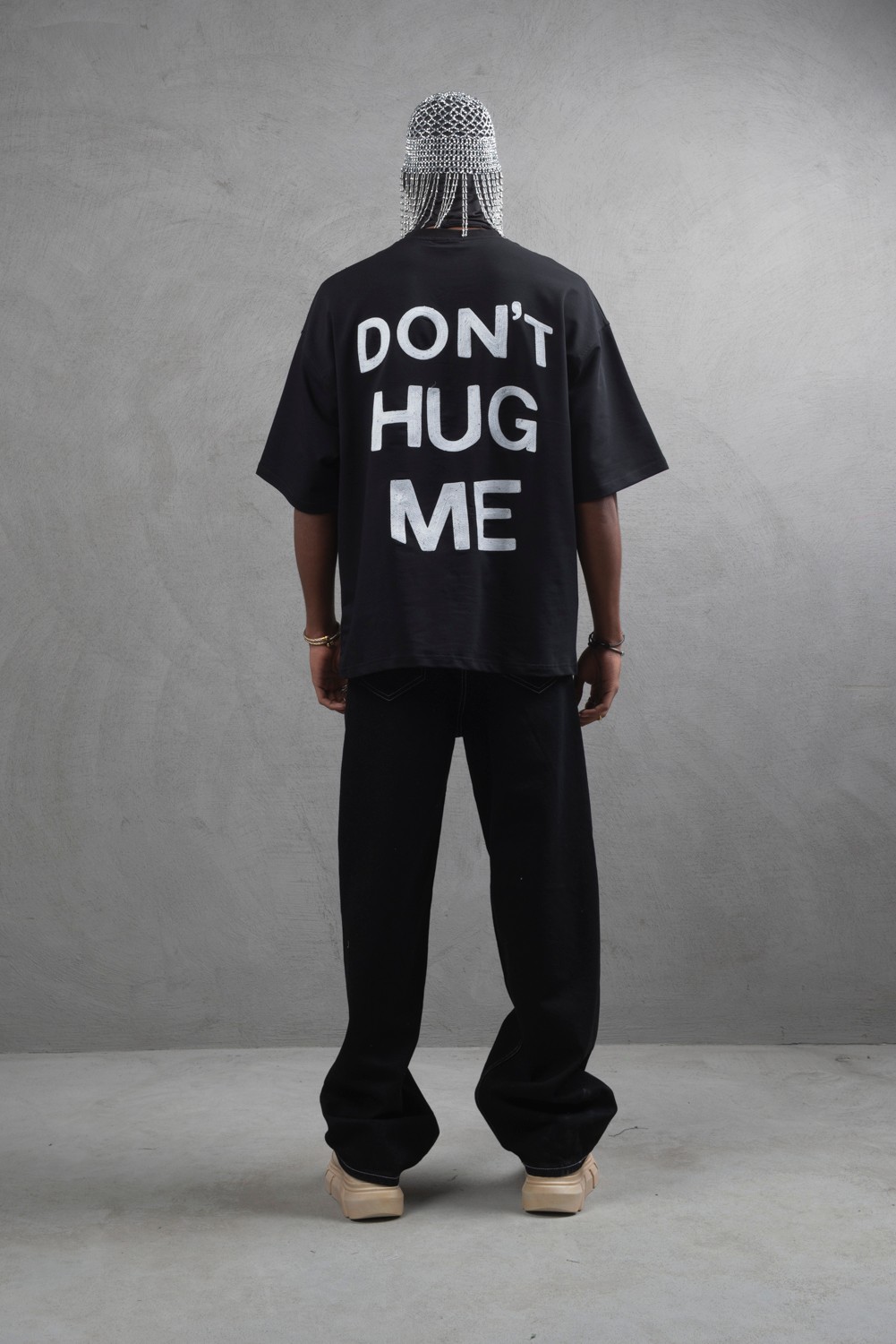 Maksim Oversize Nakış ve Baskı – Don’t Hug | 10072