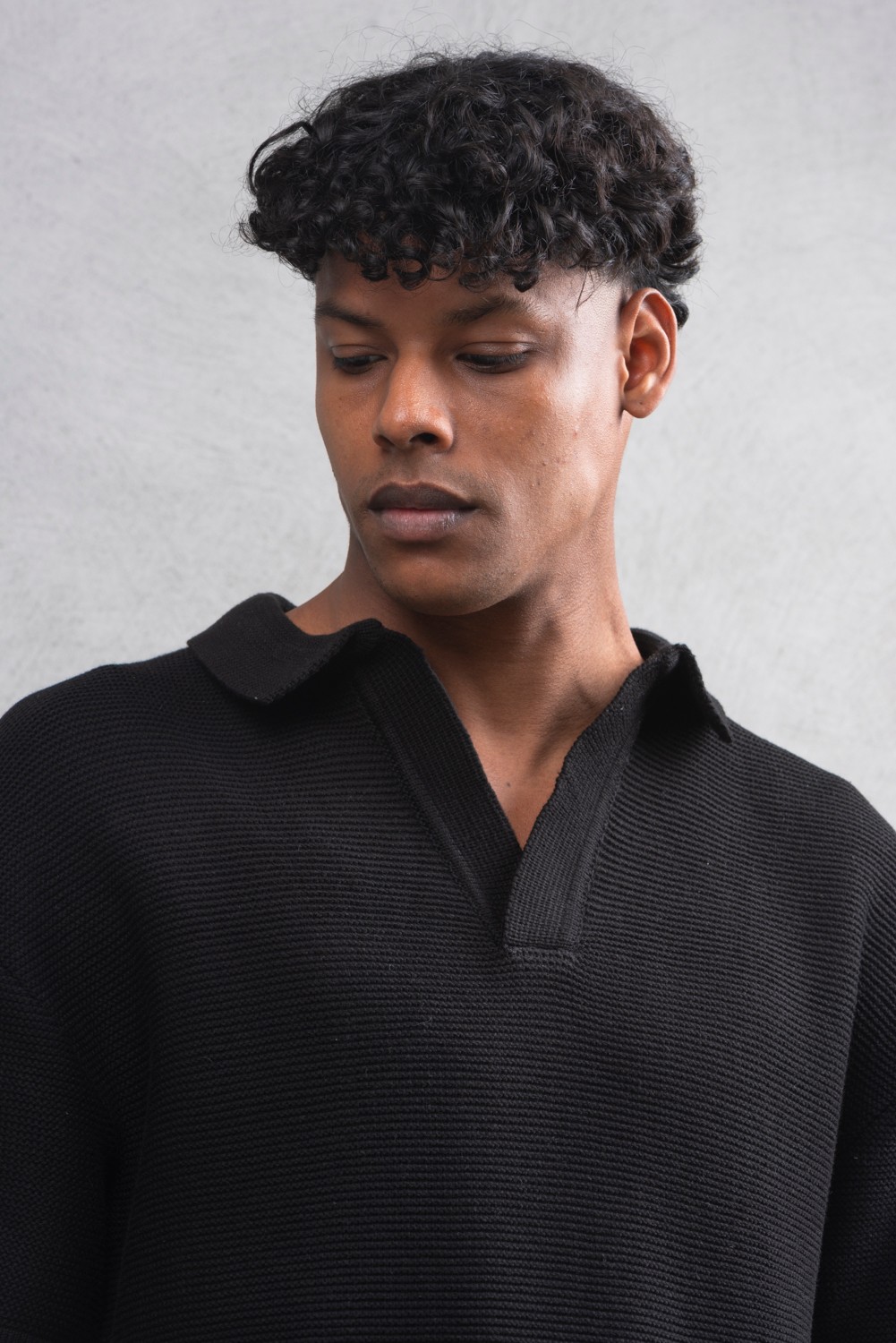 Maksim Basic Polo Yaka Triko Tişört – Oversize | 11003
