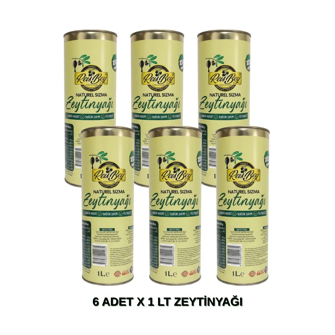 1 L x 6 Adet NATUREL SIZMA ZEYTİNYAĞI 