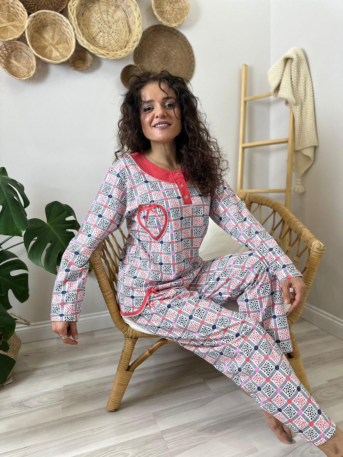 aska bayan pijama takımı