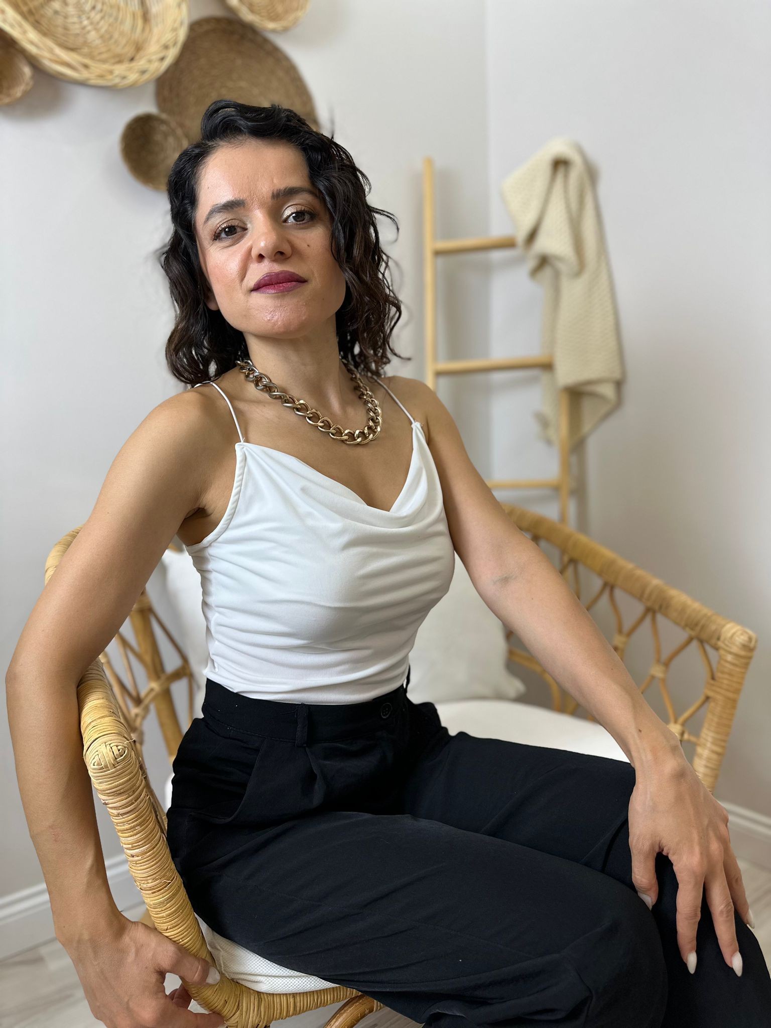 RIVER ISLAND İP ASKILI BADİ CROP