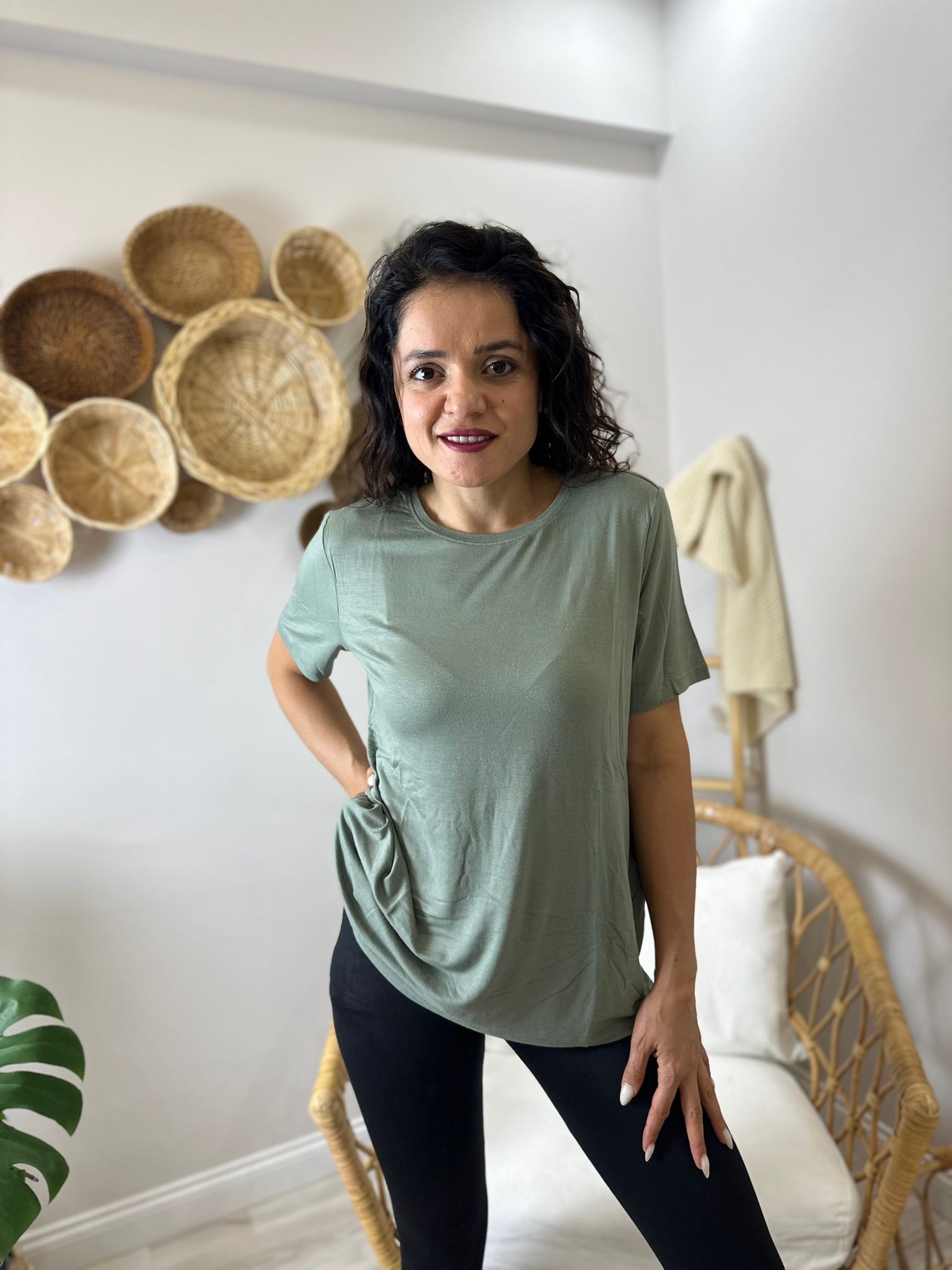 OYSHO OVERSİZE T-SHİRT
