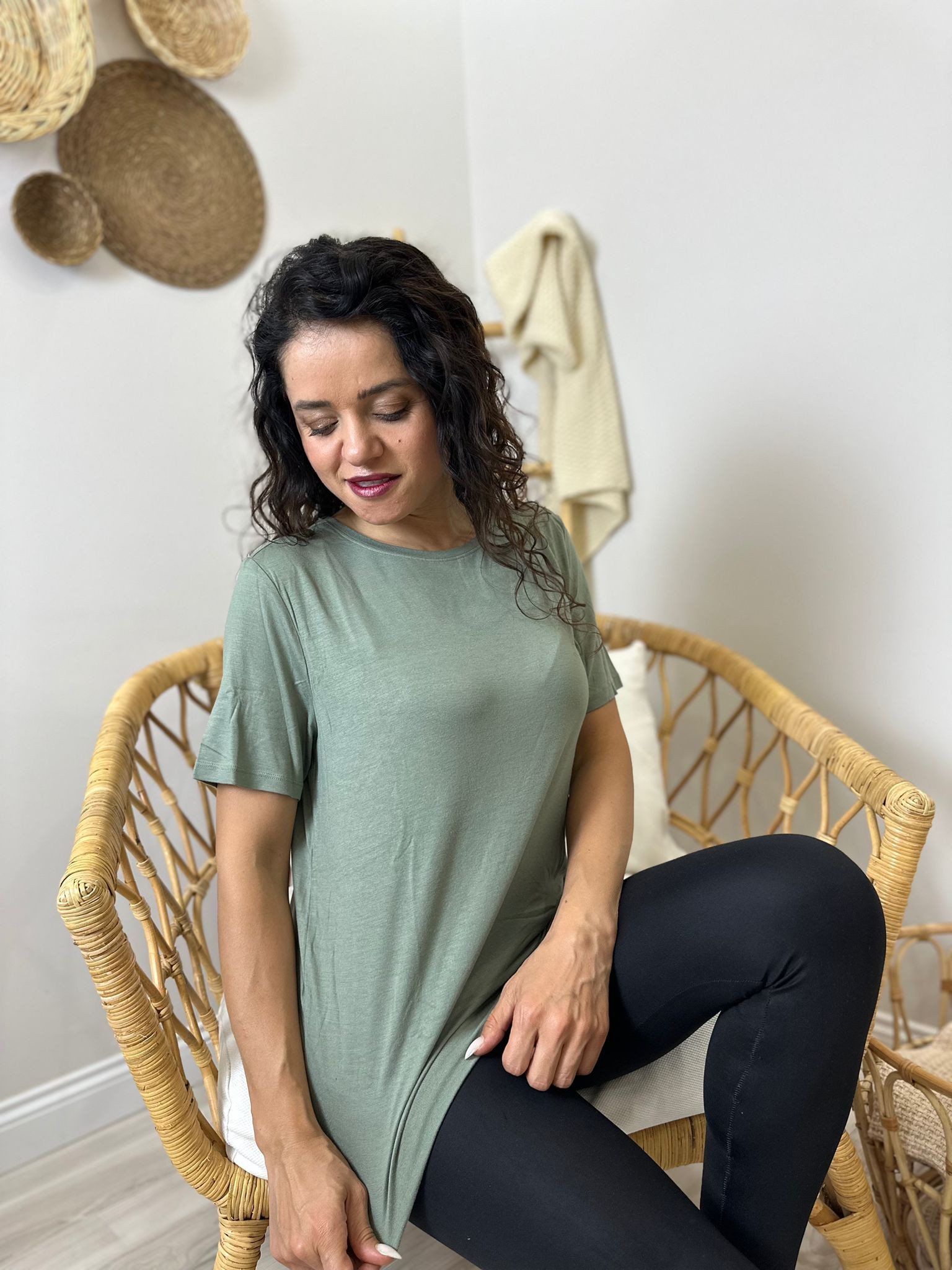 OYSHO OVERSİZE T-SHİRT