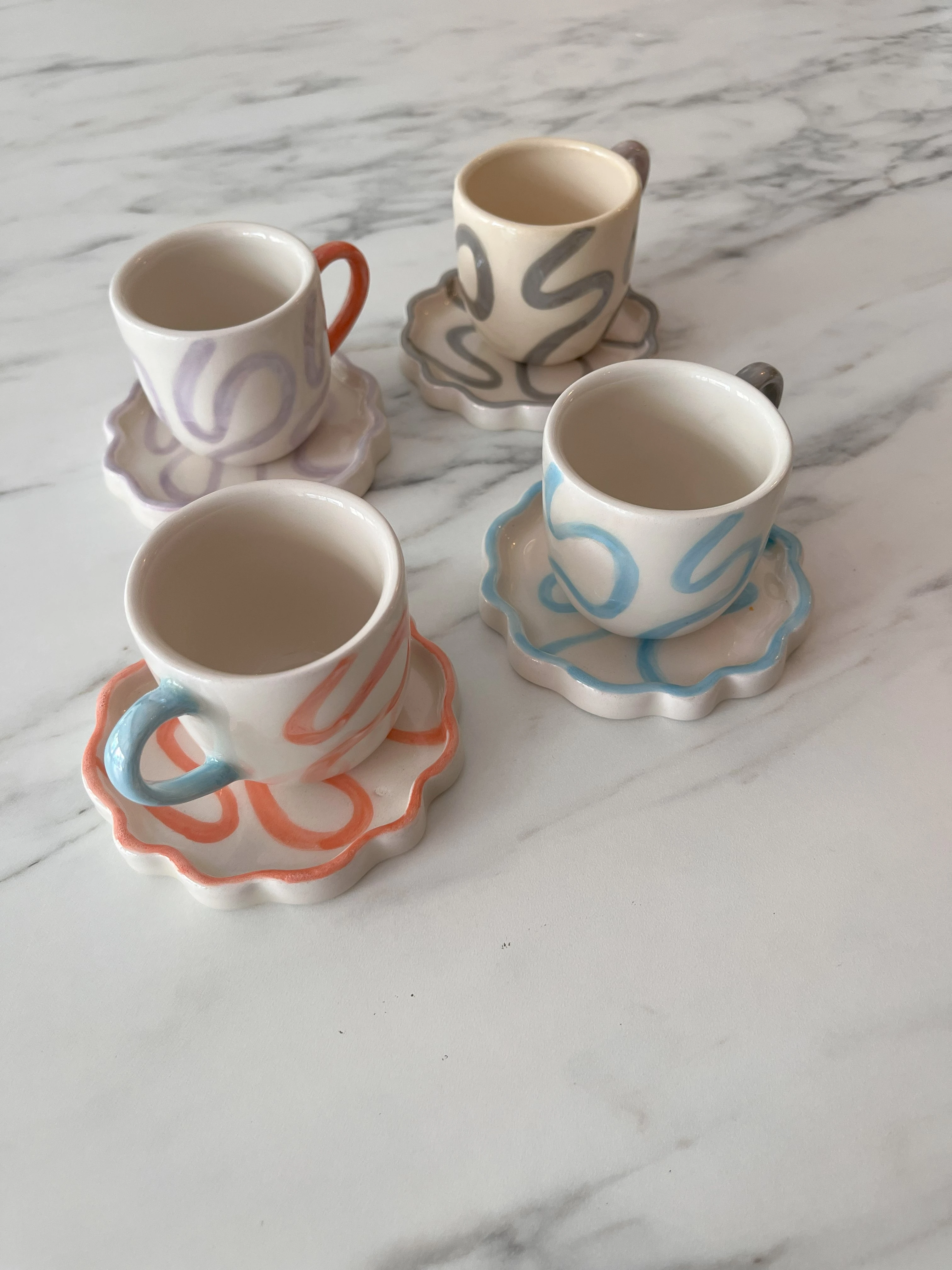 VAWE 4'LÜ KAHVE FİNCANI SETİ