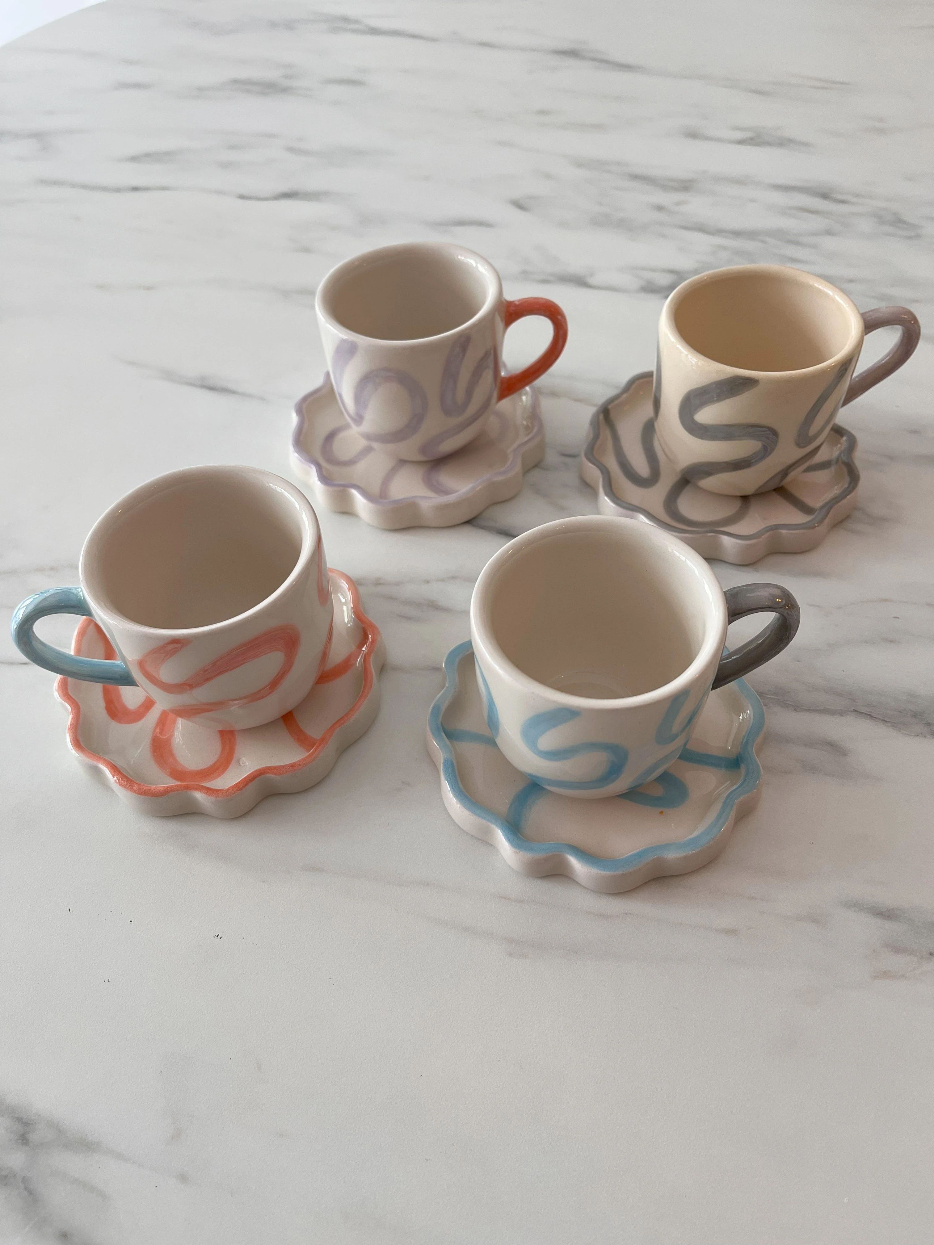 VAWE 4'LÜ KAHVE FİNCANI SETİ