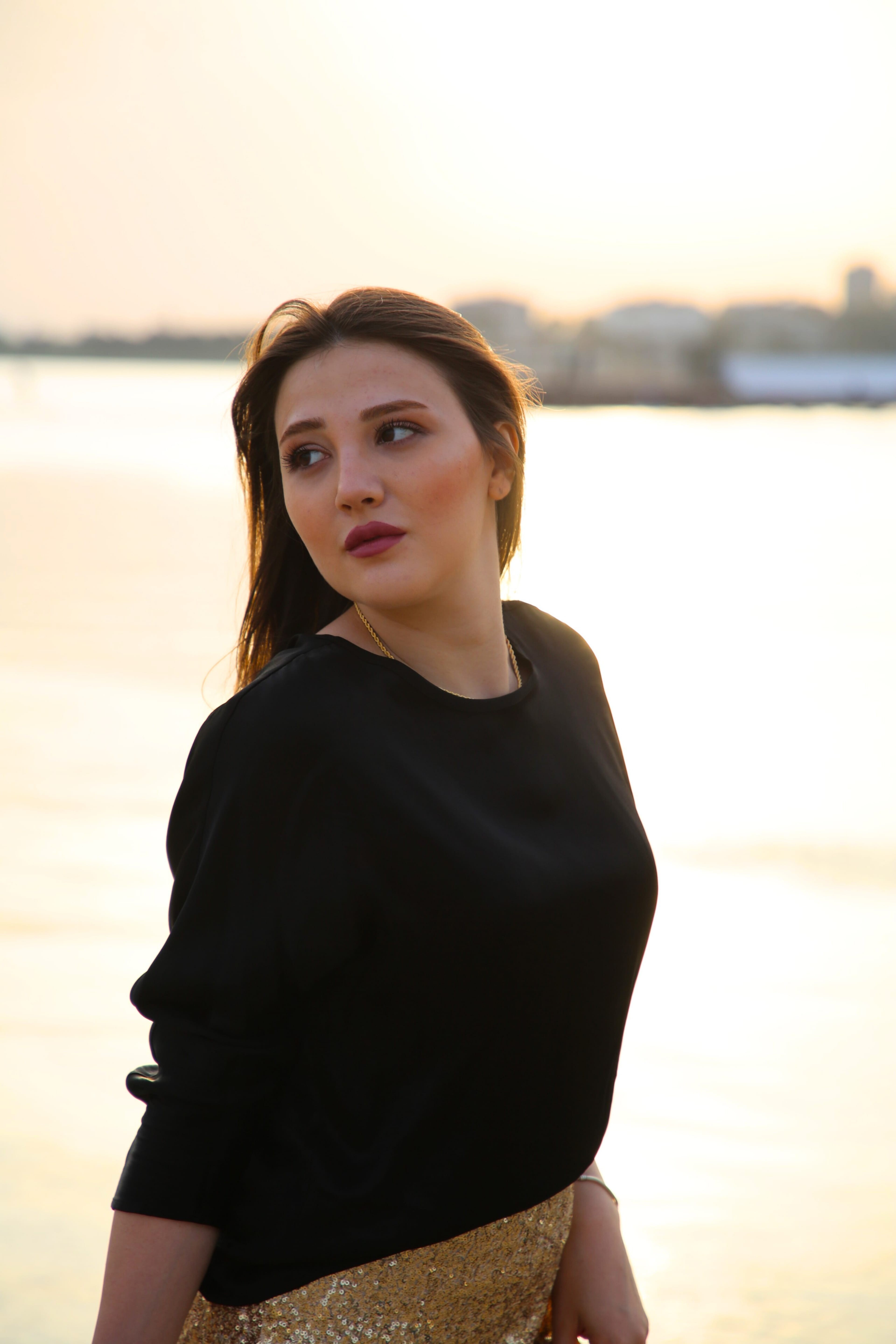 Payetli Kalem Etek