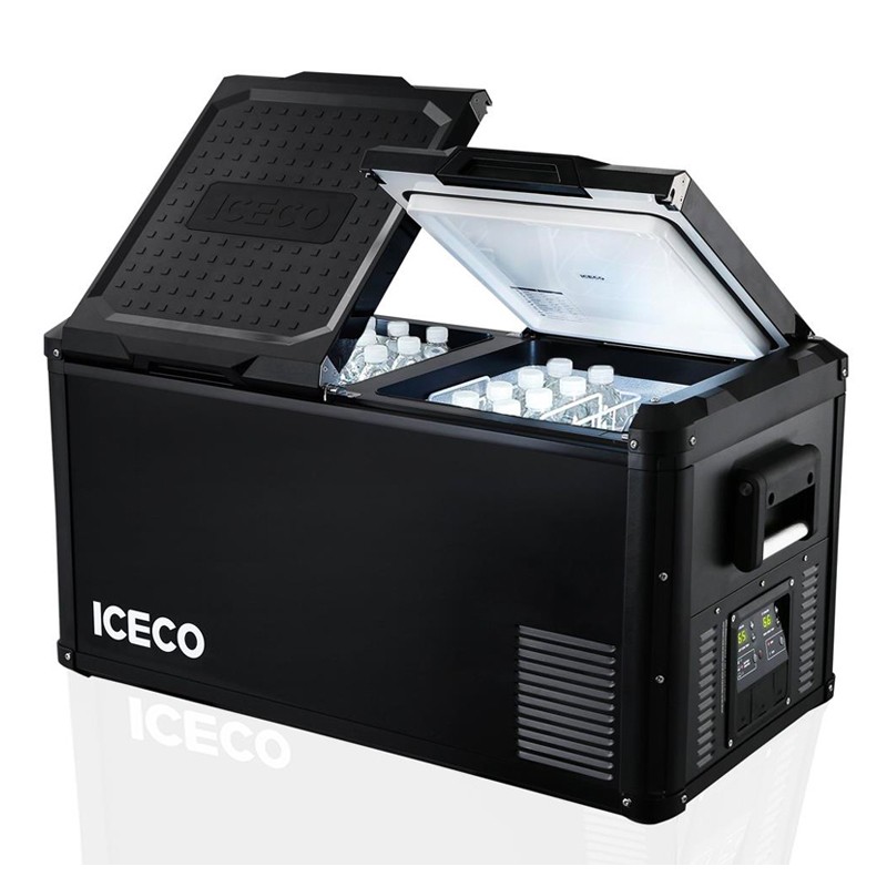 ICECO VL75PROD 75 Litre Çift Bölmeli Outdoor Kompresörlü Oto Buzdolabı