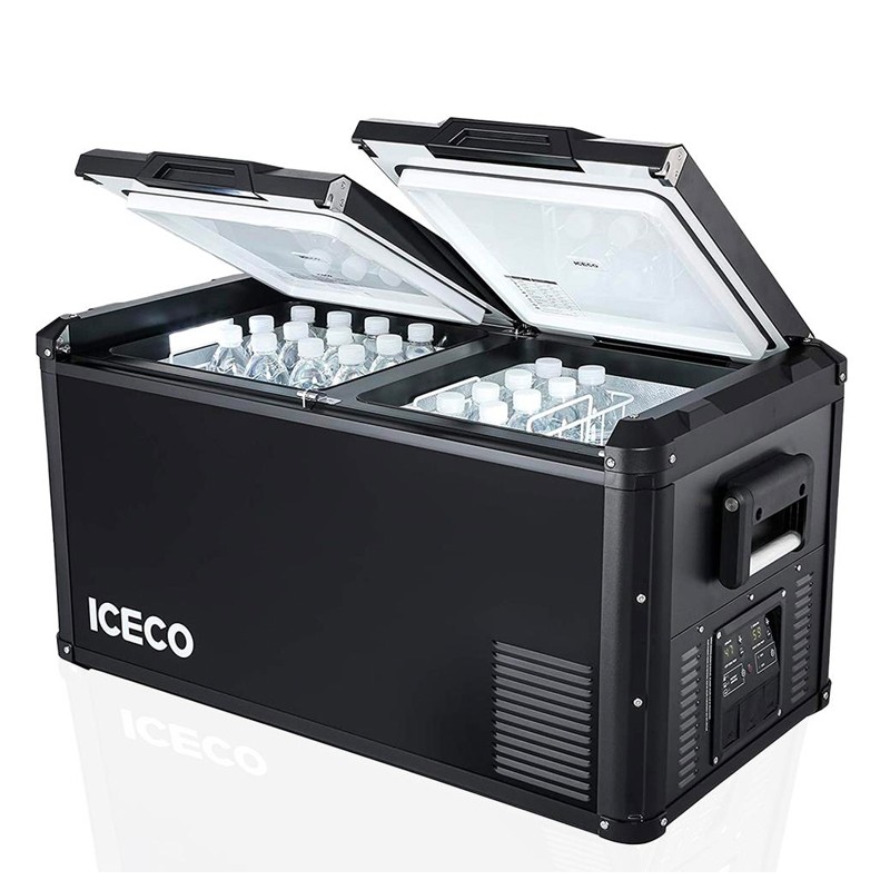 ICECO VL90PROD 90 Litre Çift Bölmeli Kompresörlü Oto Buzdolabı