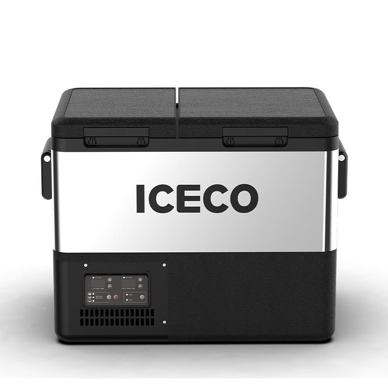 ICECO TCD55 12/24Volt 55 Litre Çift Bölmeli Kompresörlü Oto Buzdolabı