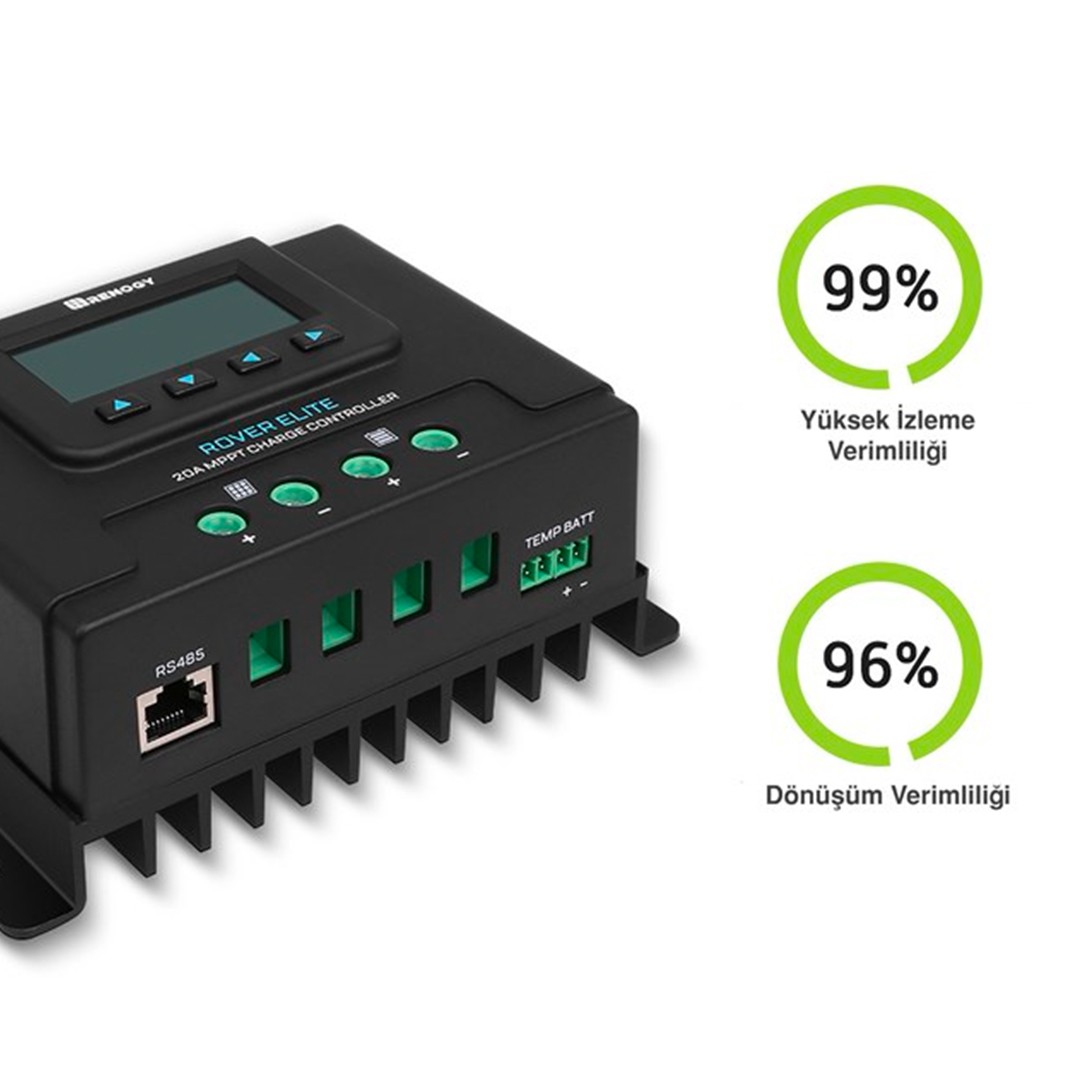 Renogy 20A MPPT Solar Şarj Kontrol Cihazı