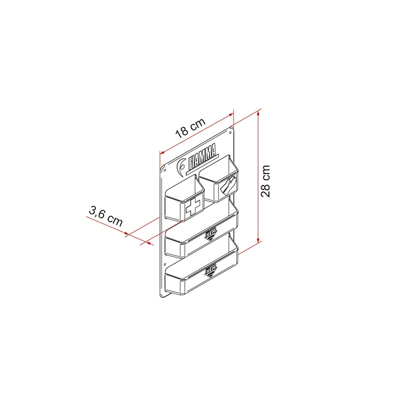 Fiamma Kaset Kapısı Organizer