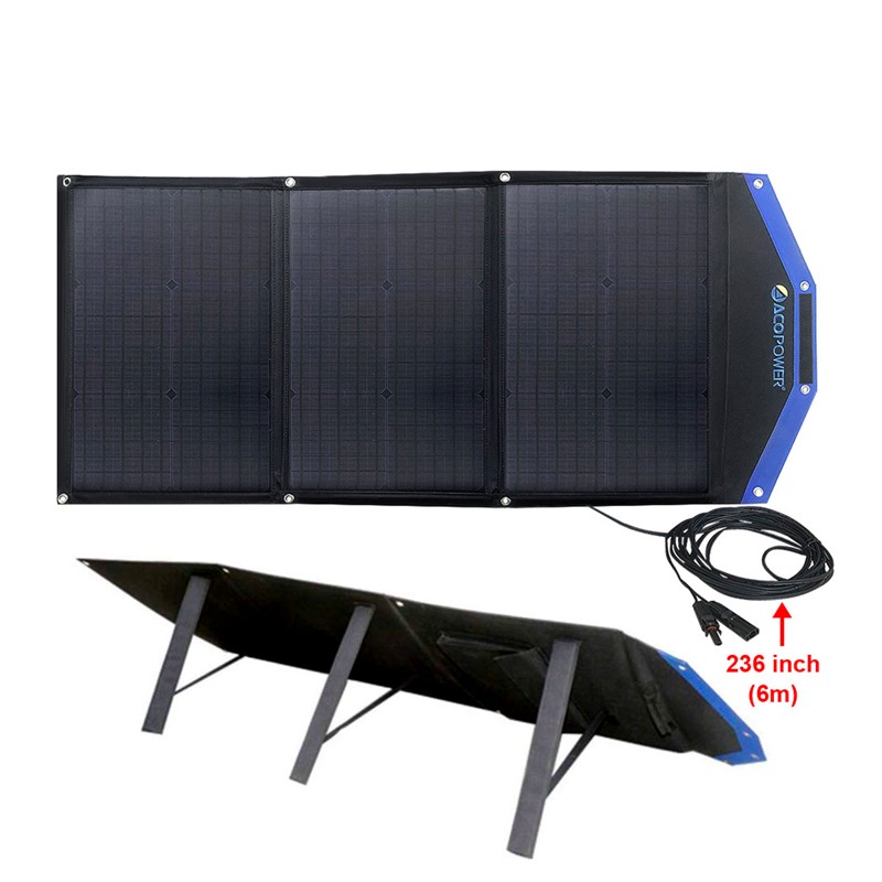 Acopower AP3XSP 3x30Watt Çanta Tipi Katlanabilir Güneş Enerji Paneli