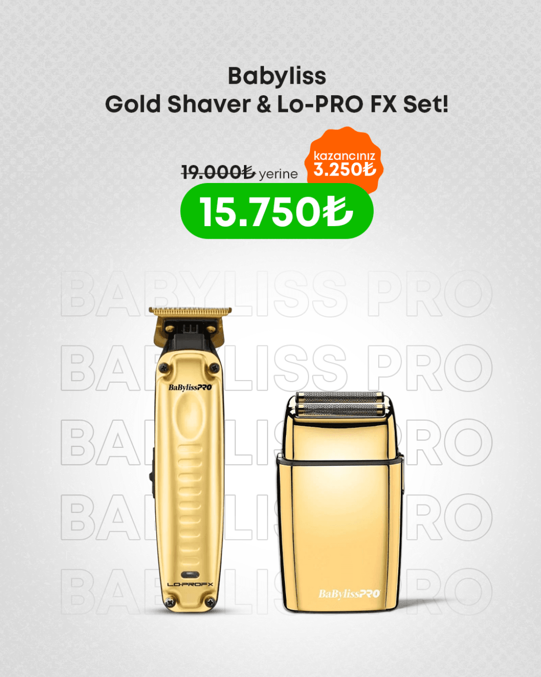 Babyliss Lo-Pro & Shaver Set!