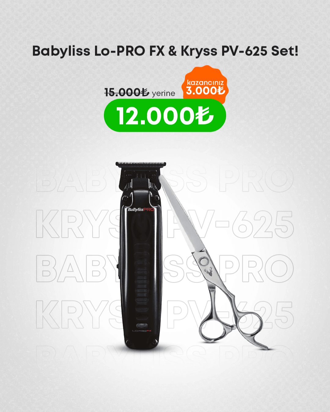 Babyliss Lo-Pro Çizim & Kryss 