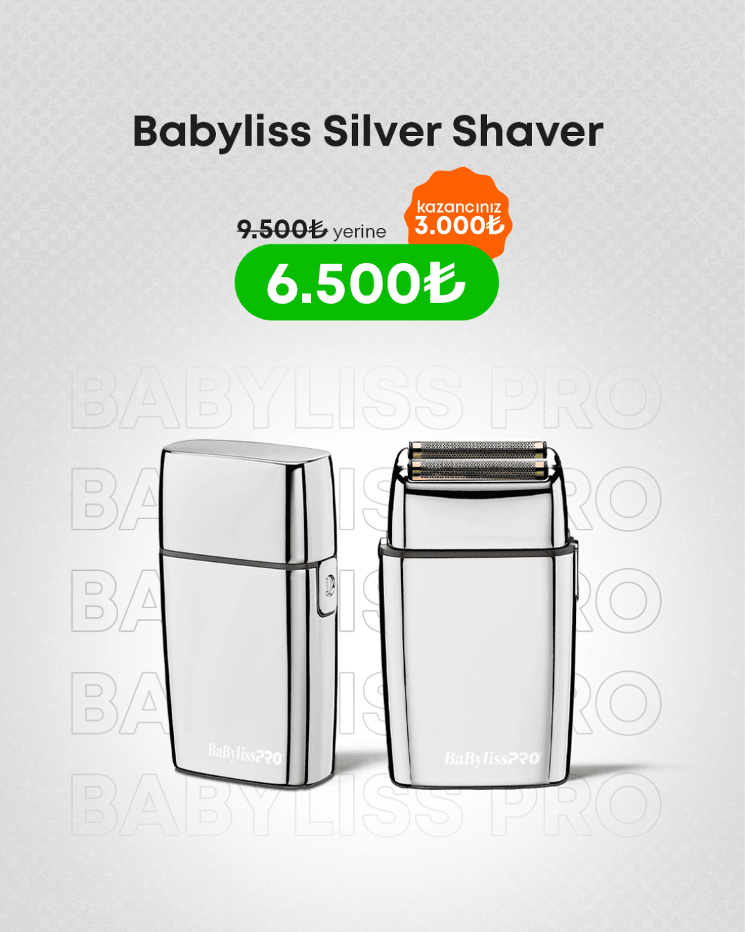 Babyliss Silver Shaver