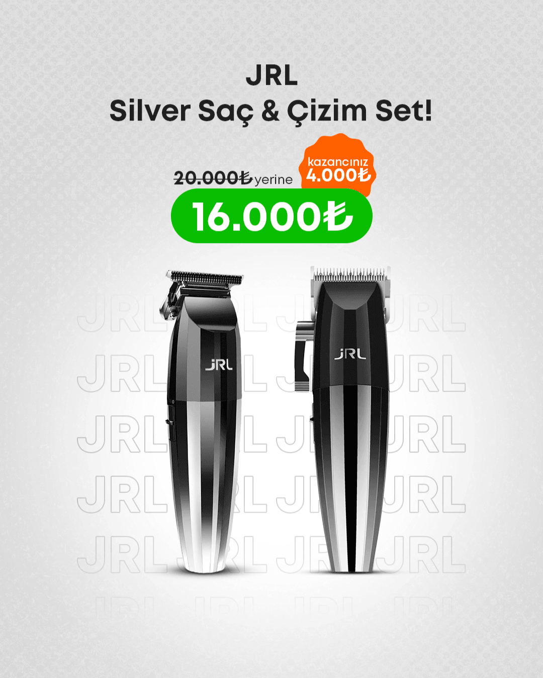 JRL Silver Saç & Çizim Set!
