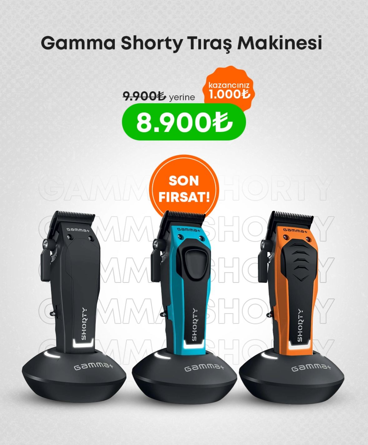 Gamma Shorty Tıraş Makinesi 