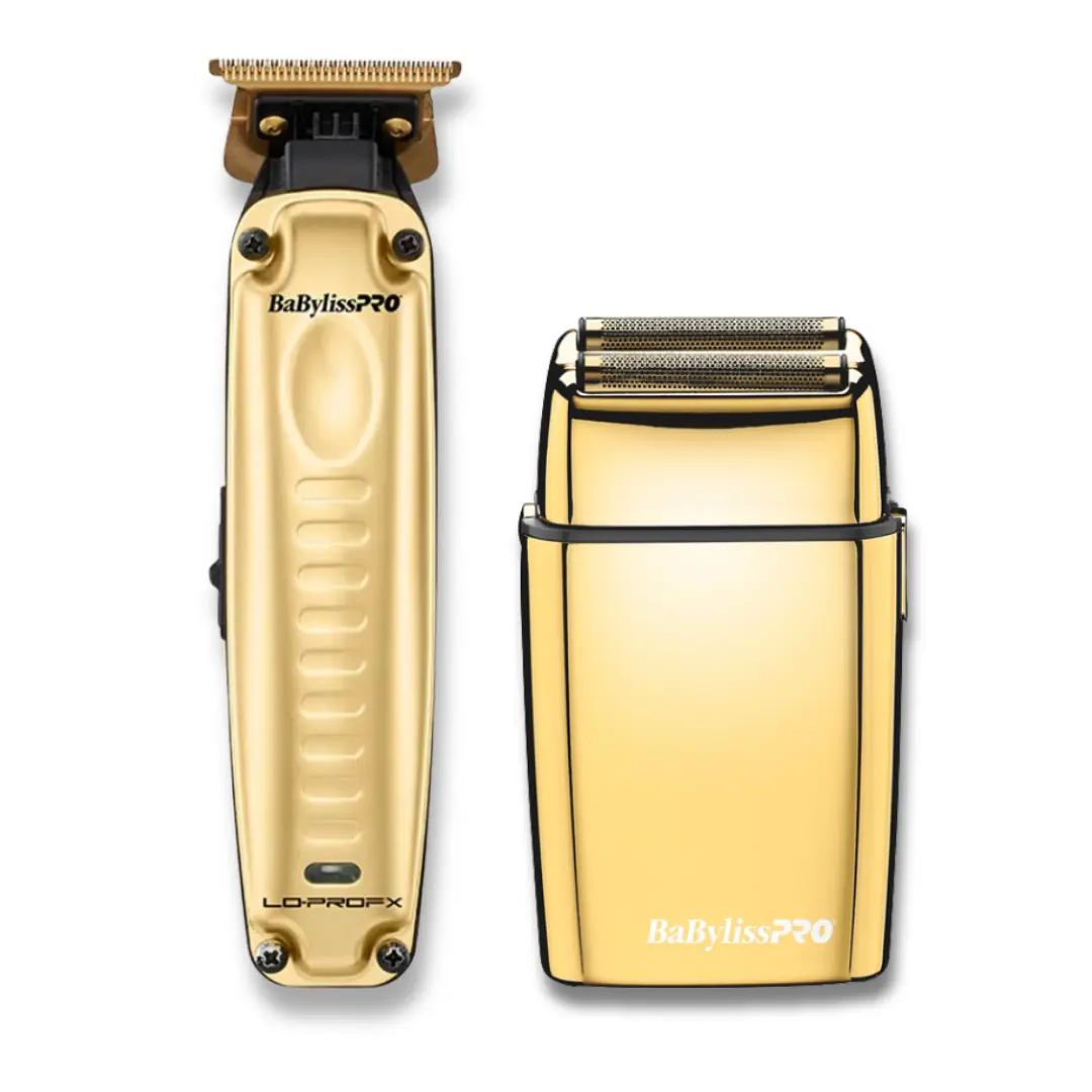 BaByliss Lo-ProFX Gold Çizim Makinesi & FX02 Gold Shaver