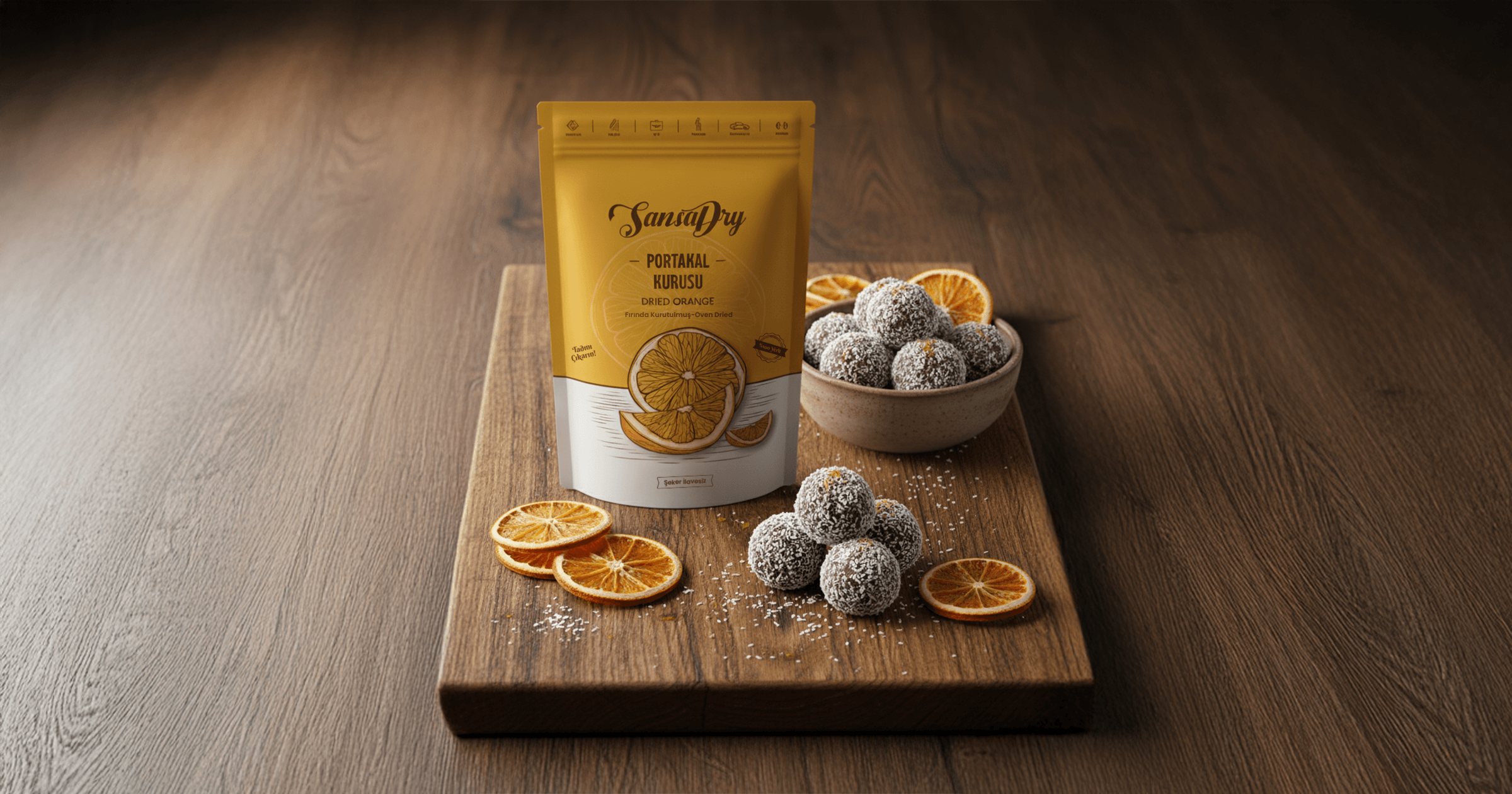 Portakal Kurusu Truff Tarifi: Şekersiz, C Vitaminli ve 10 Dakikada Hazır