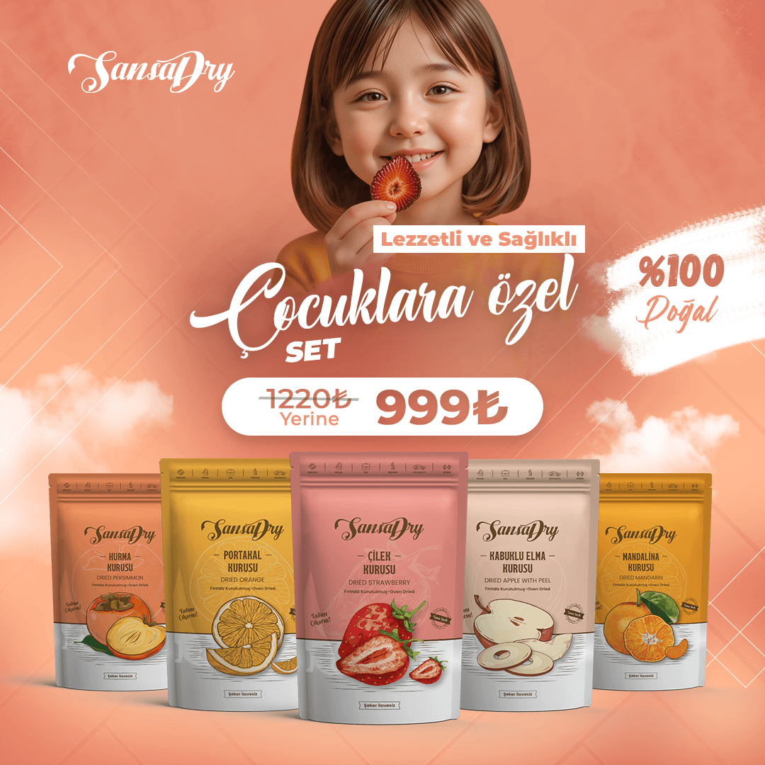 Çocuklara Özel Set – Doğal ve Katkısız Atıştırmalık Paketi