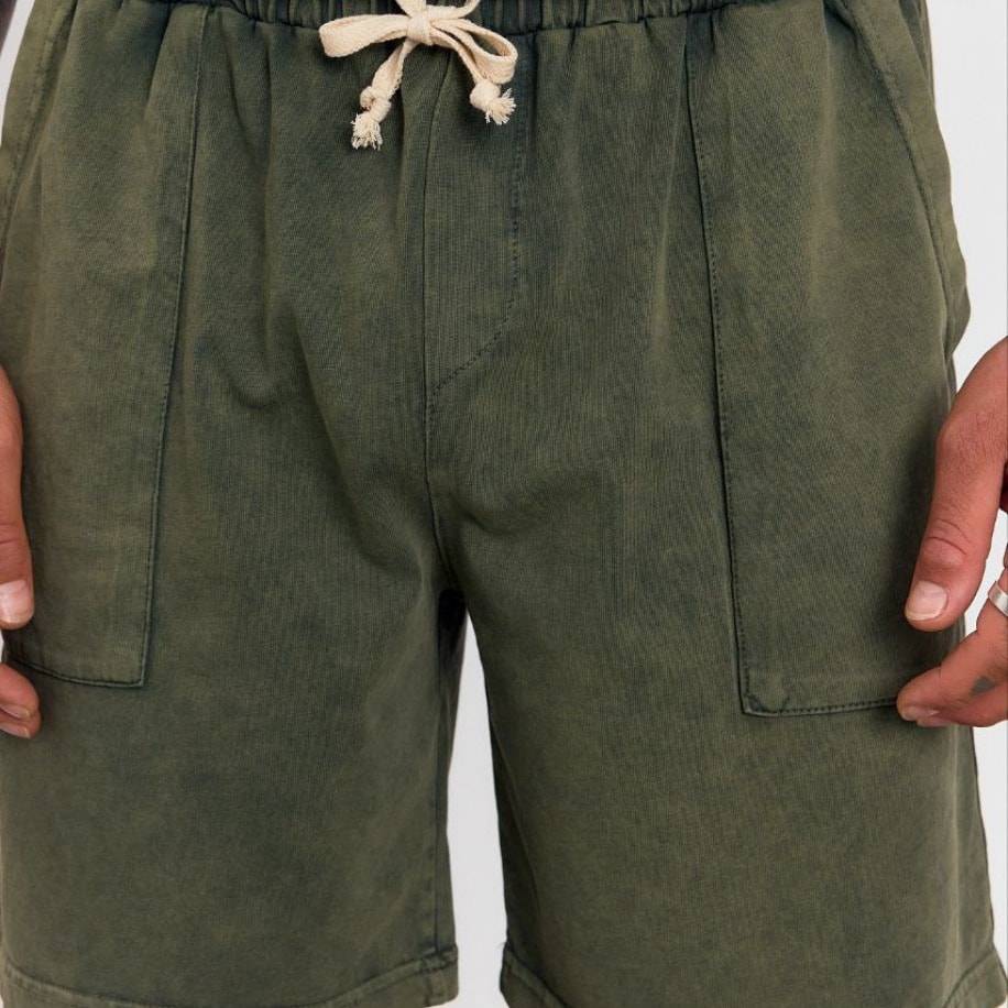 Yıkamalı Relax Şort