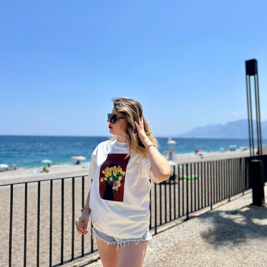 Belviora Relax Fit Sarı Laleler