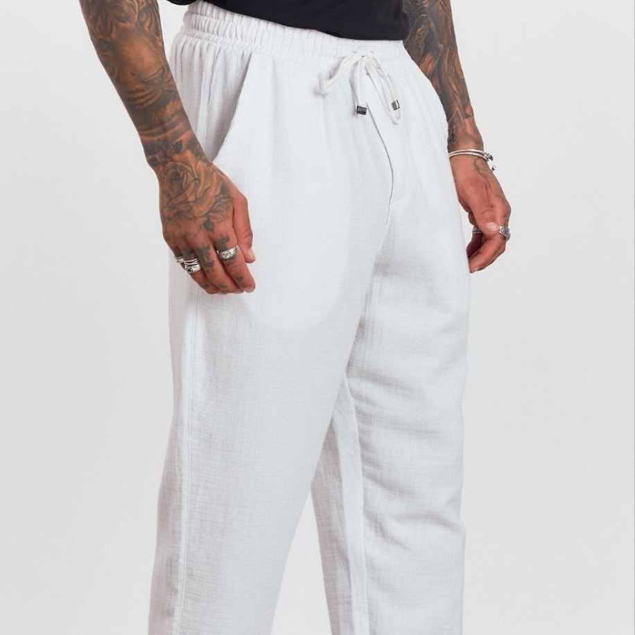 Müslin Keten Pantolon