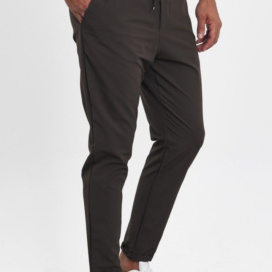 Keten Bağcıklı Pantolon