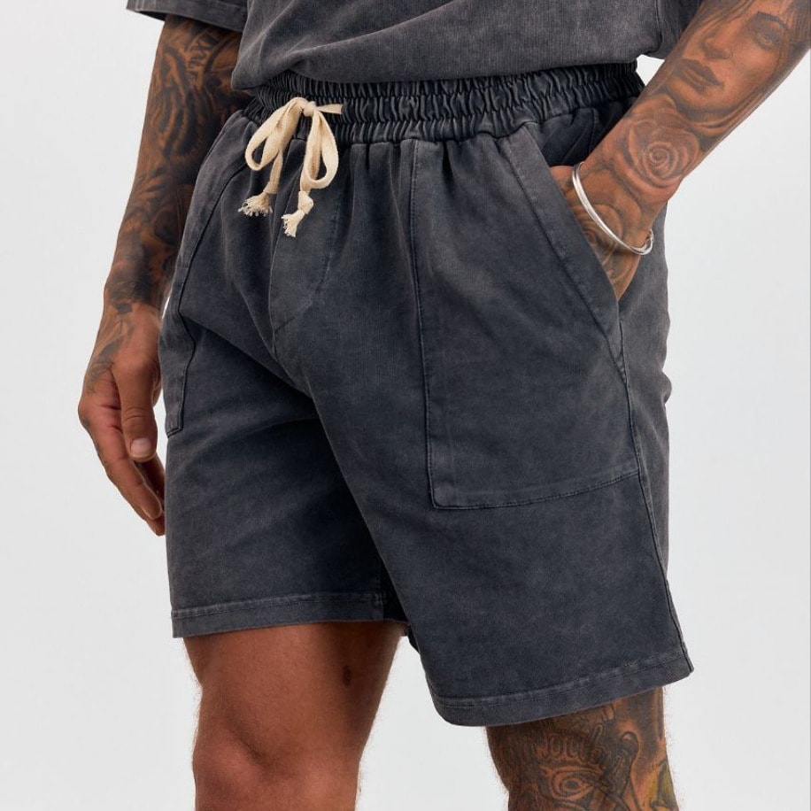 Yıkamalı Relax Şort