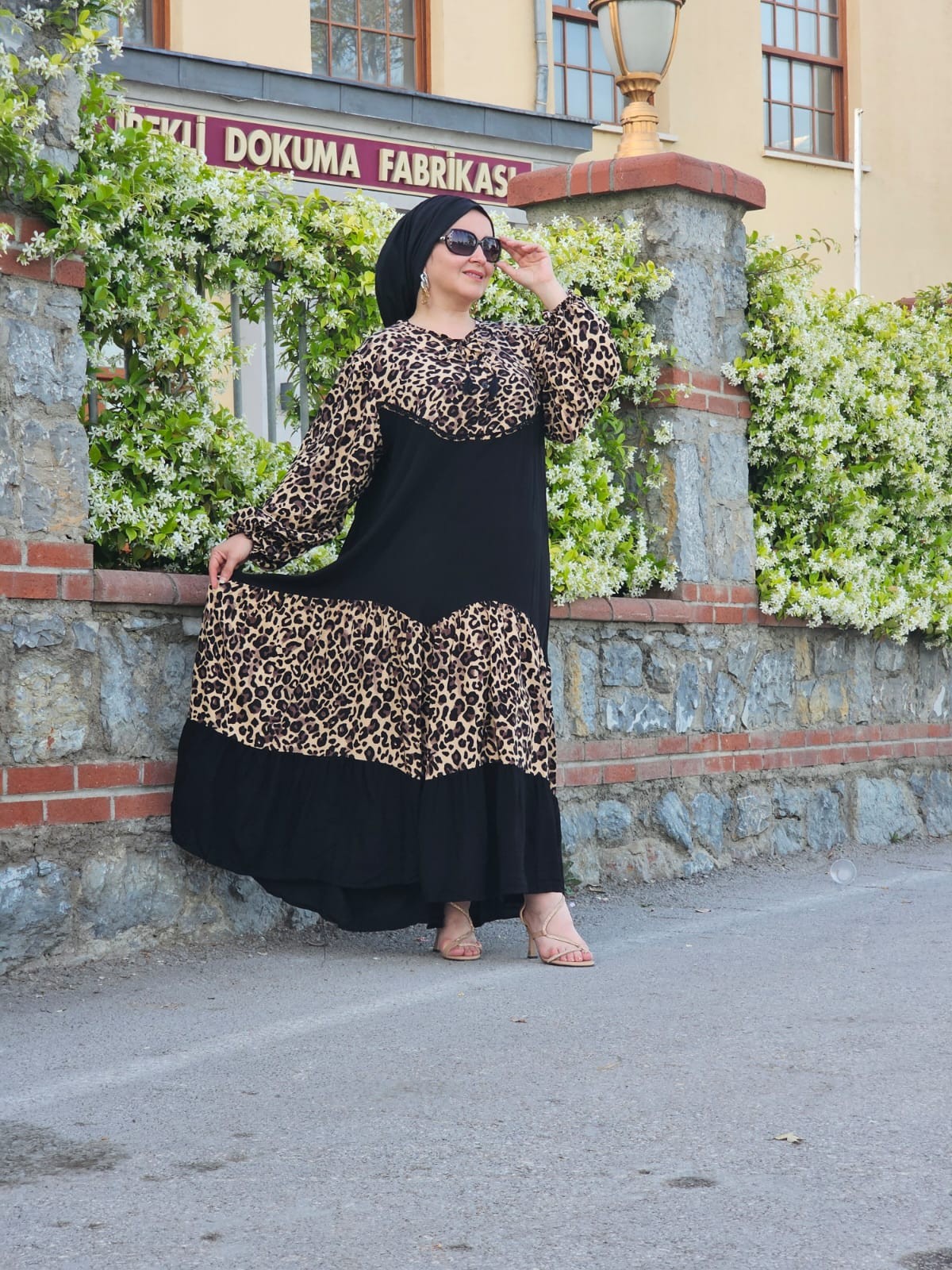 LEOPAR SALAŞ ELBİSE