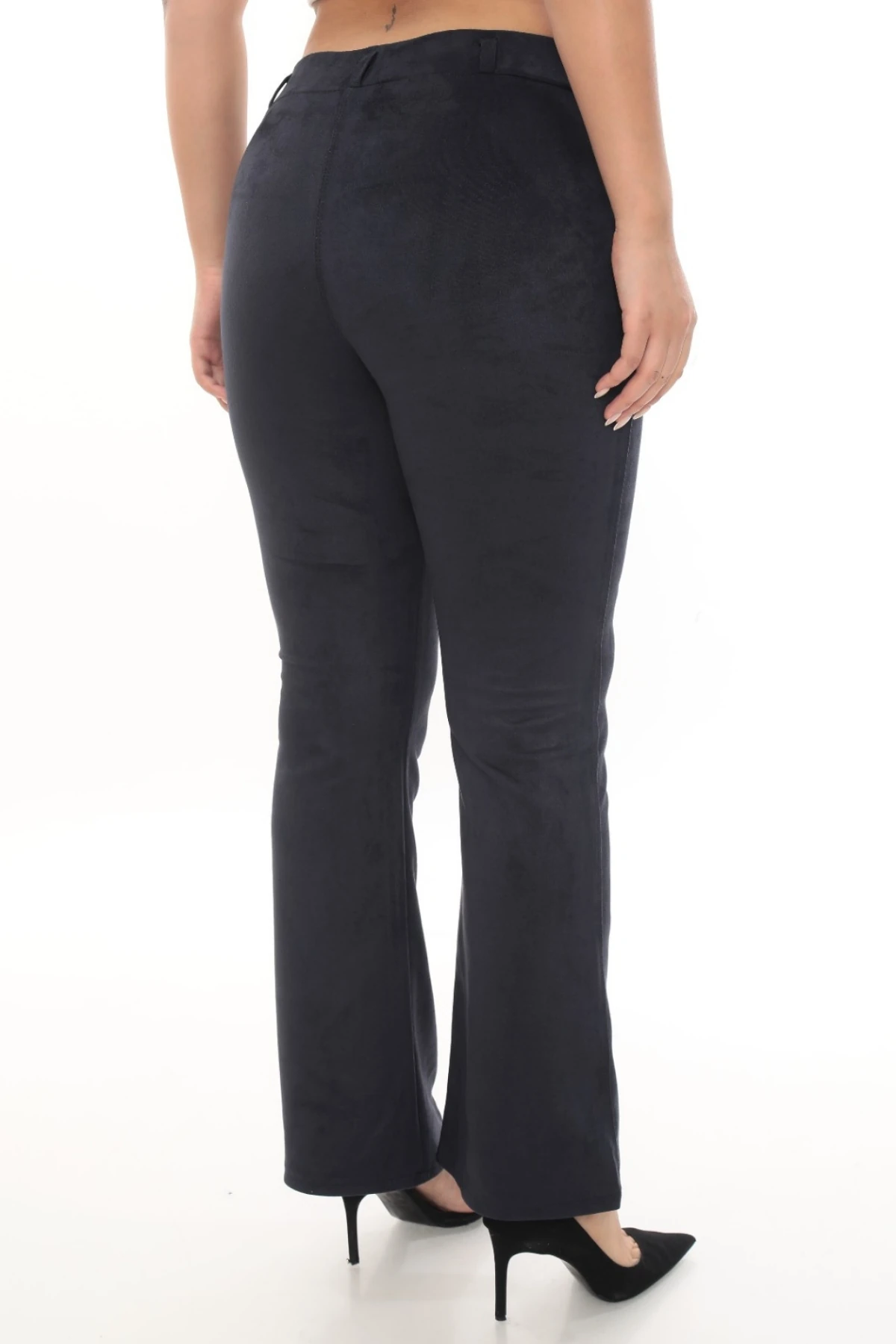 Süet Sihirli İspanyol Punto Pantolon 