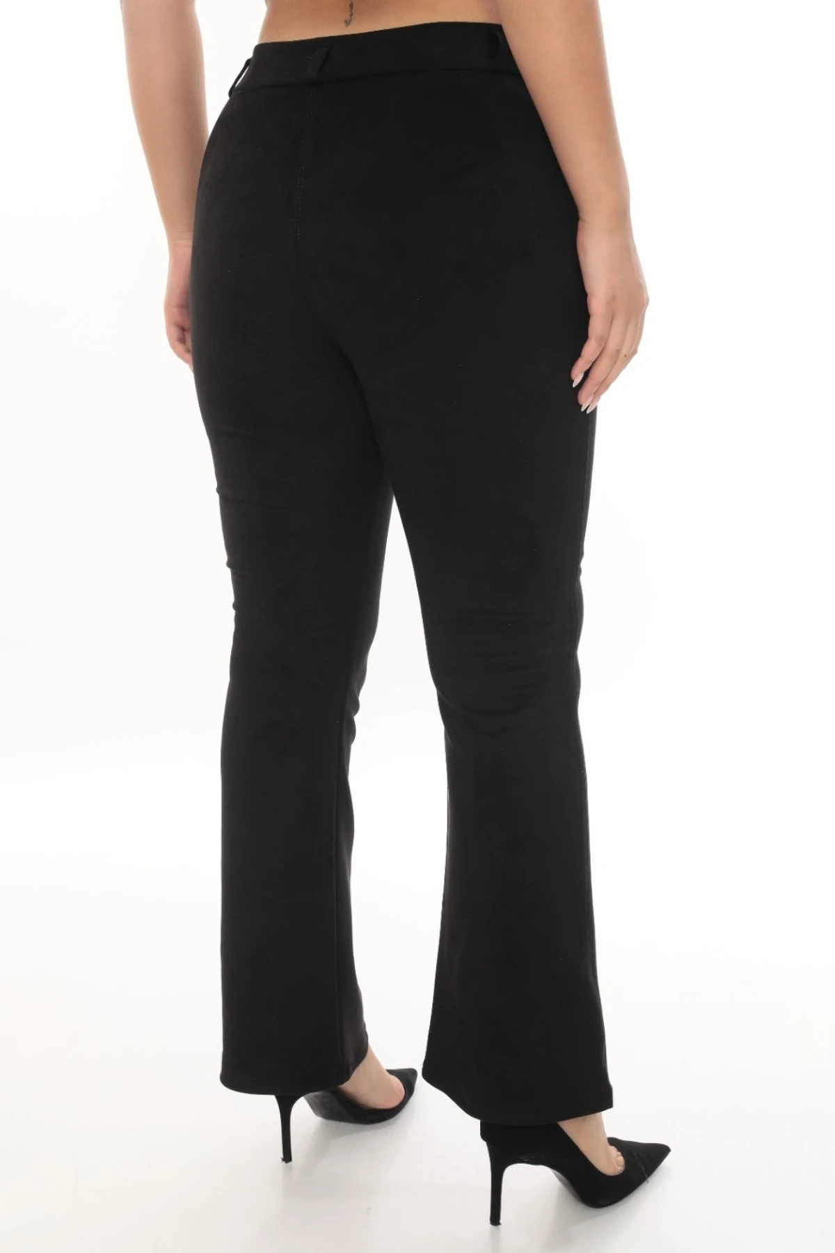 Süet Sihirli İspanyol Punto Pantolon 