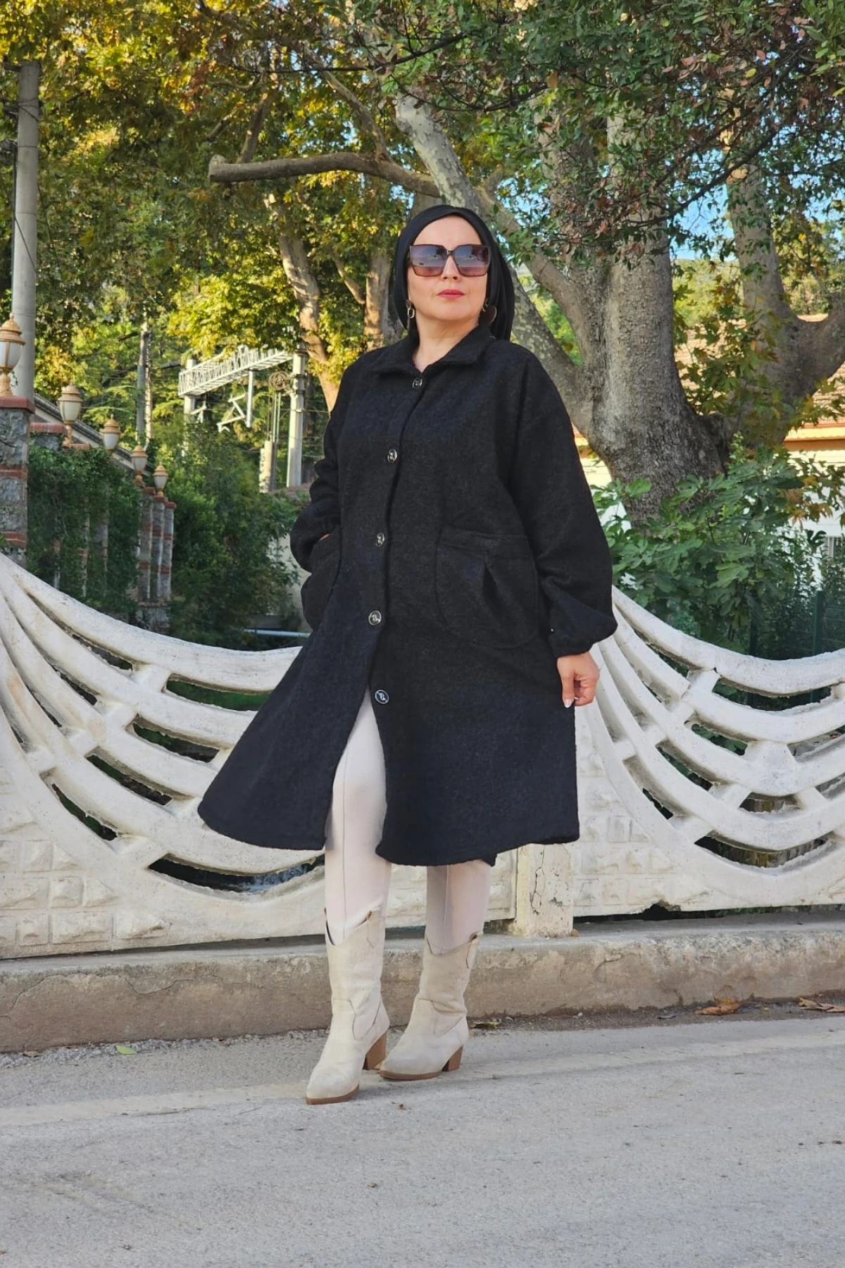 Yandan Cepli Buklet Kaban - Siyah