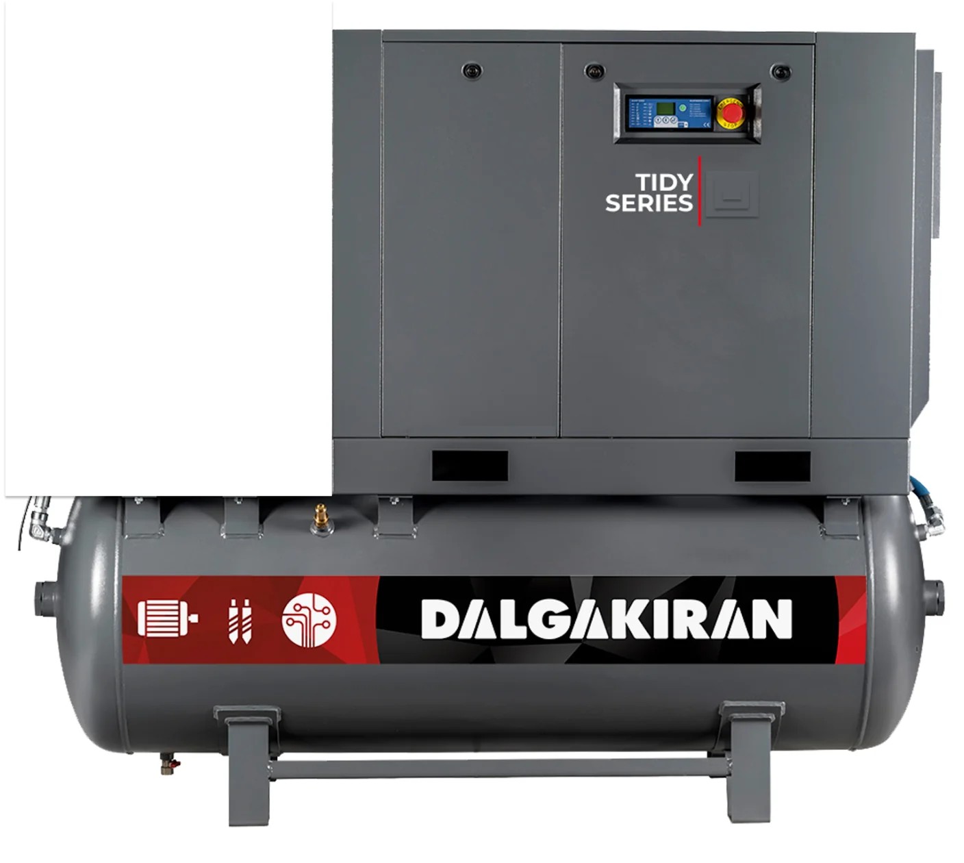 500 Litre Vidalı Hava Kompresörü - 7.5 kW 10 HP