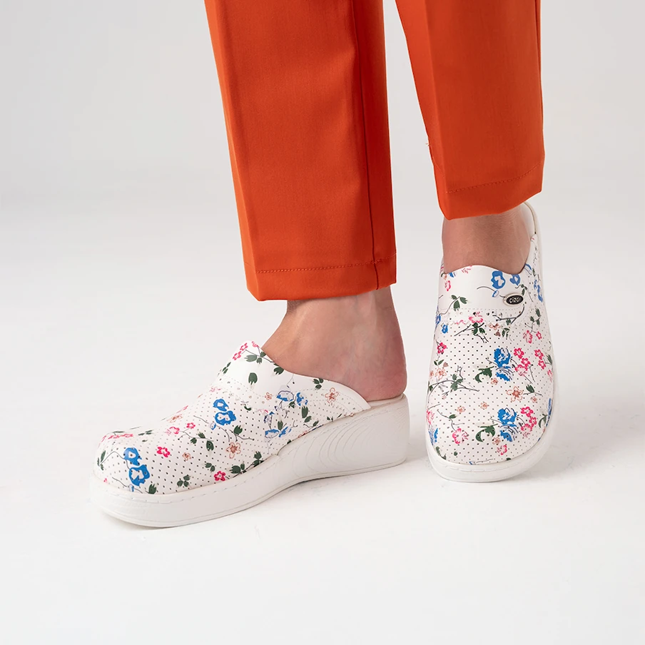 Çiçekli Plus Prestij Bayan Sabo Terlik