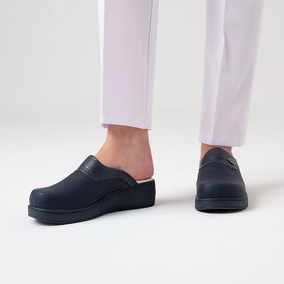 Lacivert Plus Prestij Bayan Sabo Terlik