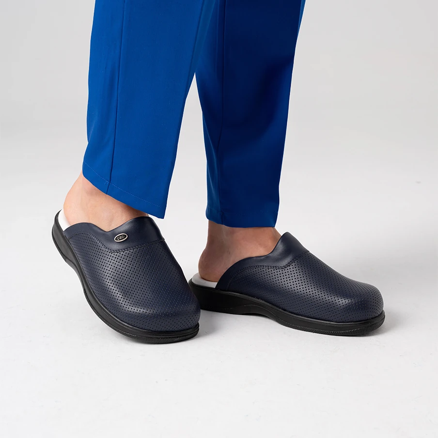 Lacivert Erkek Klasik Sabo Terlik (40-45)