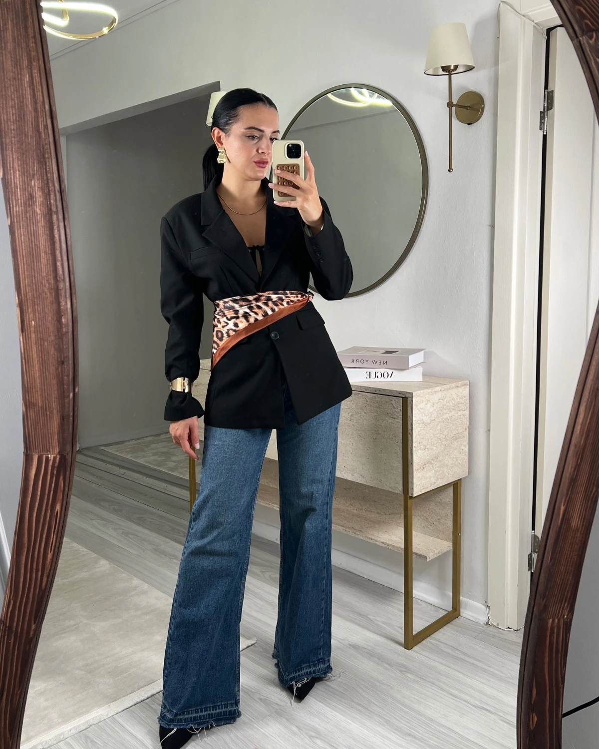 ASTARLI KLASİK CEKET - Siyah