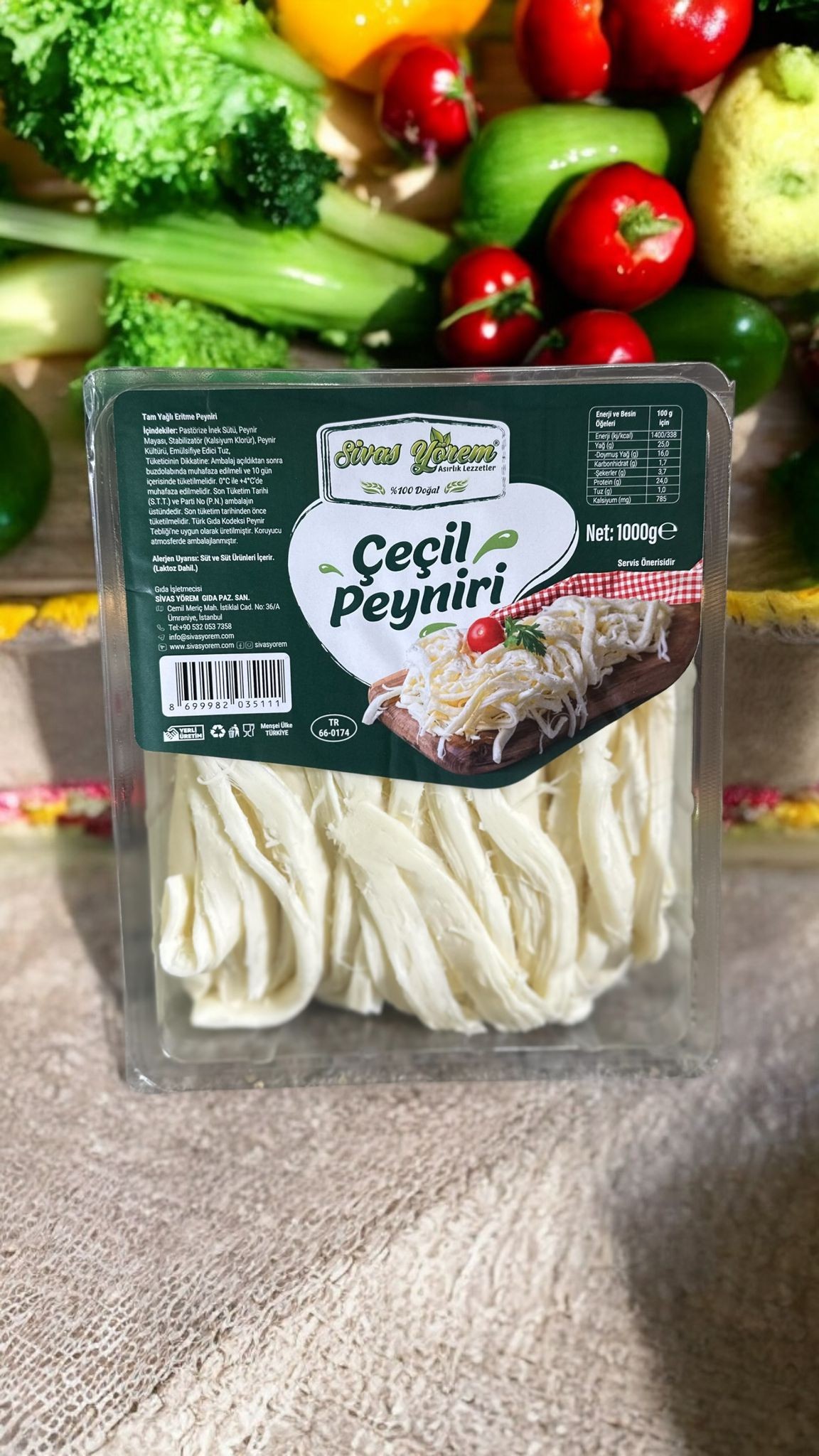 sivas yörem çeçil peyniri 1000gr