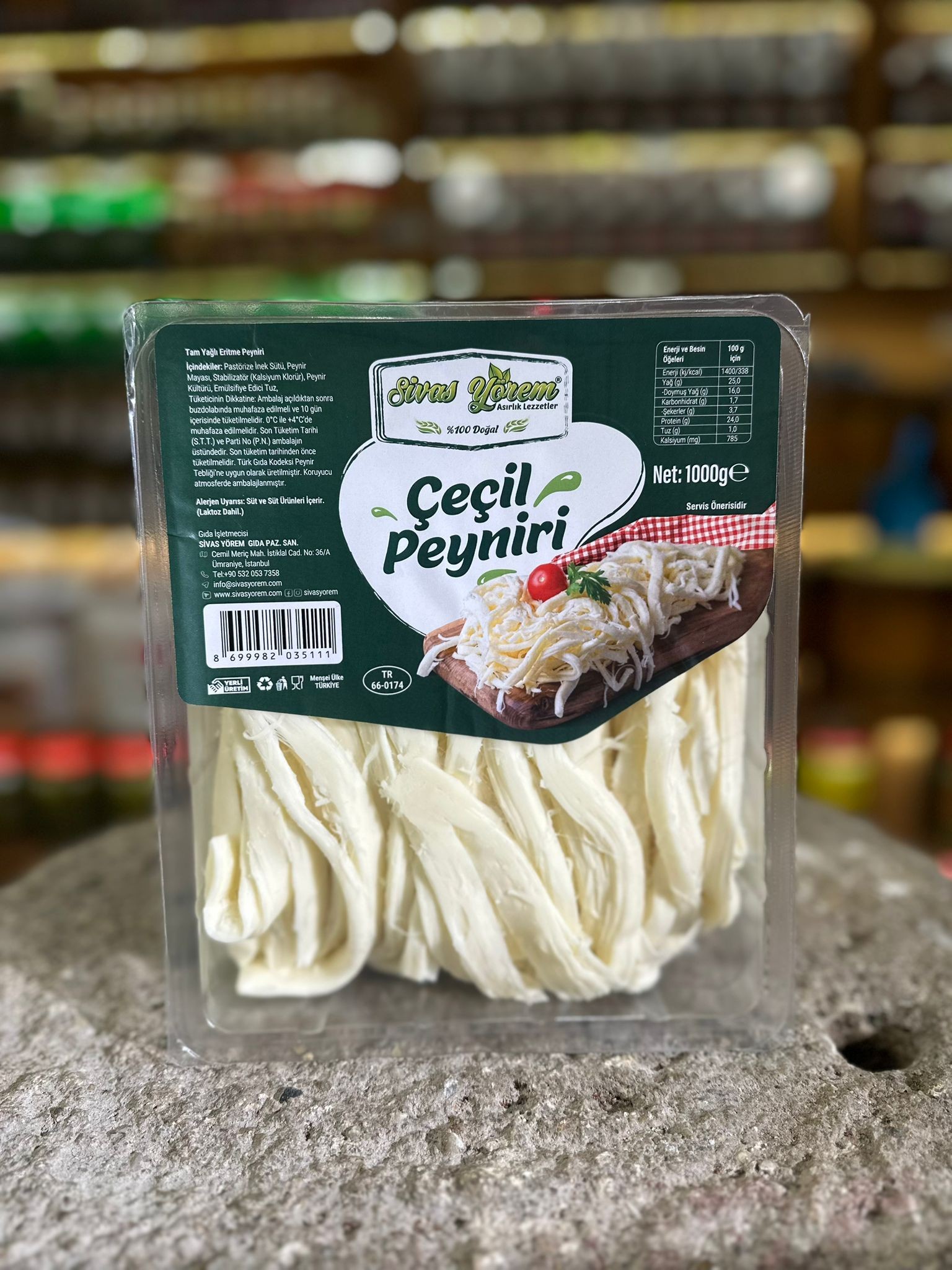 sivas yörem çeçil peyniri 1000gr